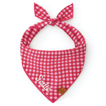 Classic Tie-On Dog Bandanas, Stylish Accessories for Every Pup