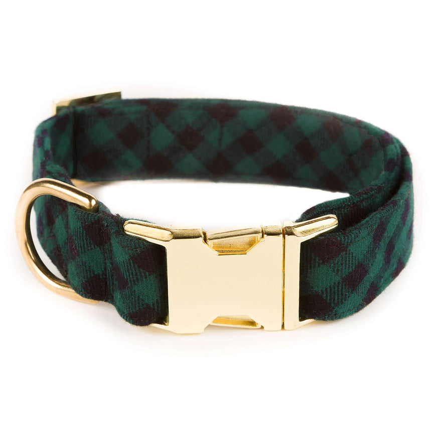 flannel dog collar