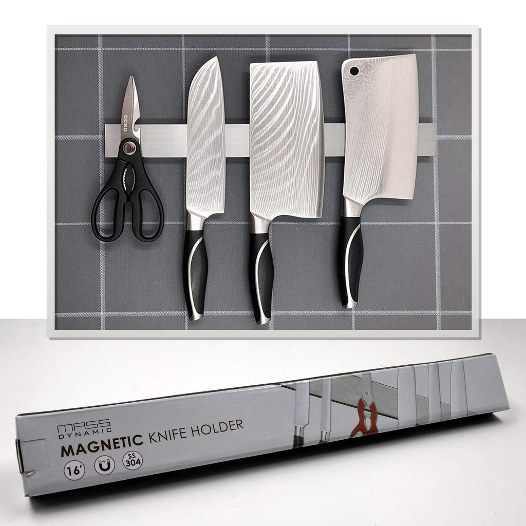 Magnetic Knife Holder Wall Utensil Storage Rack Kitchen