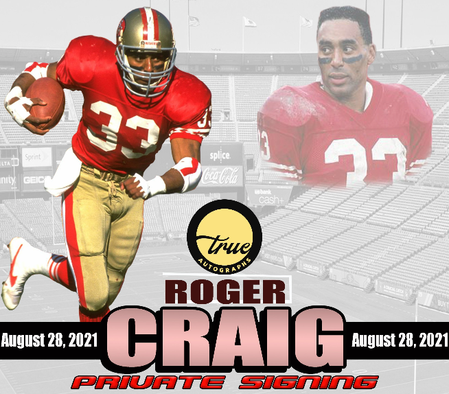 NFL San Francisco 49ers Roger Craig #33 Picture Signed