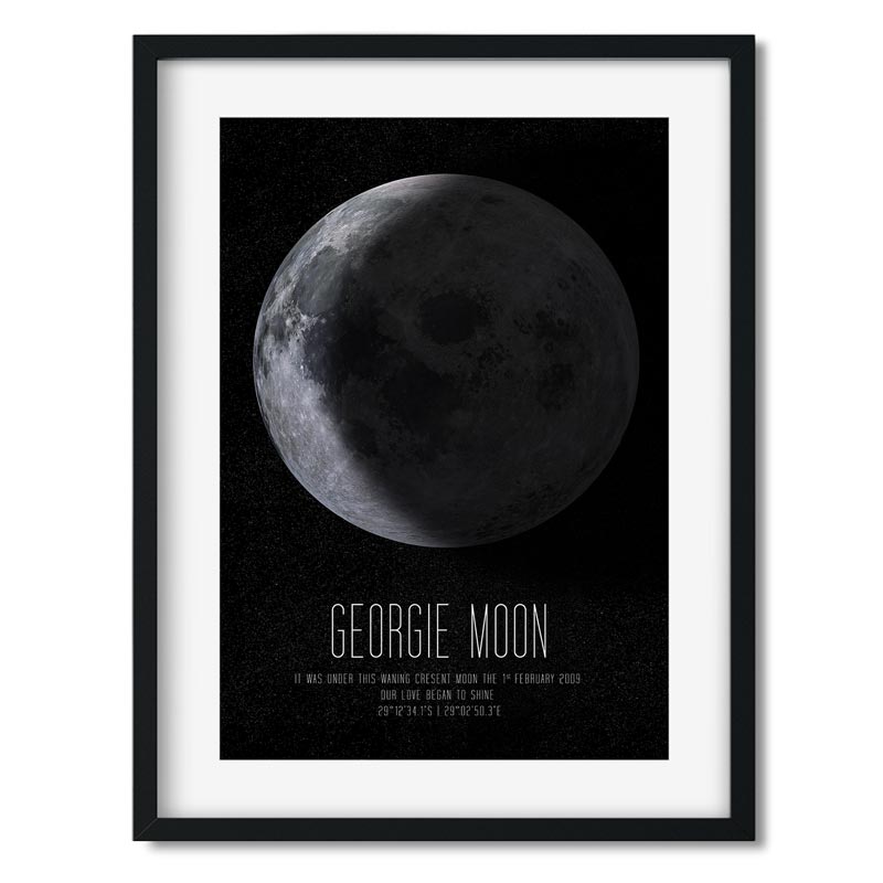 Personalized Moon Phase Print