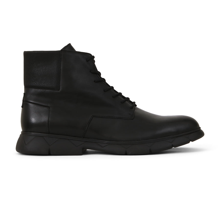 black leather designer shoes