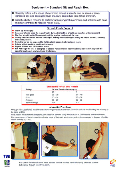 Body Flexibility Assessment Chart – Chartex Ltd