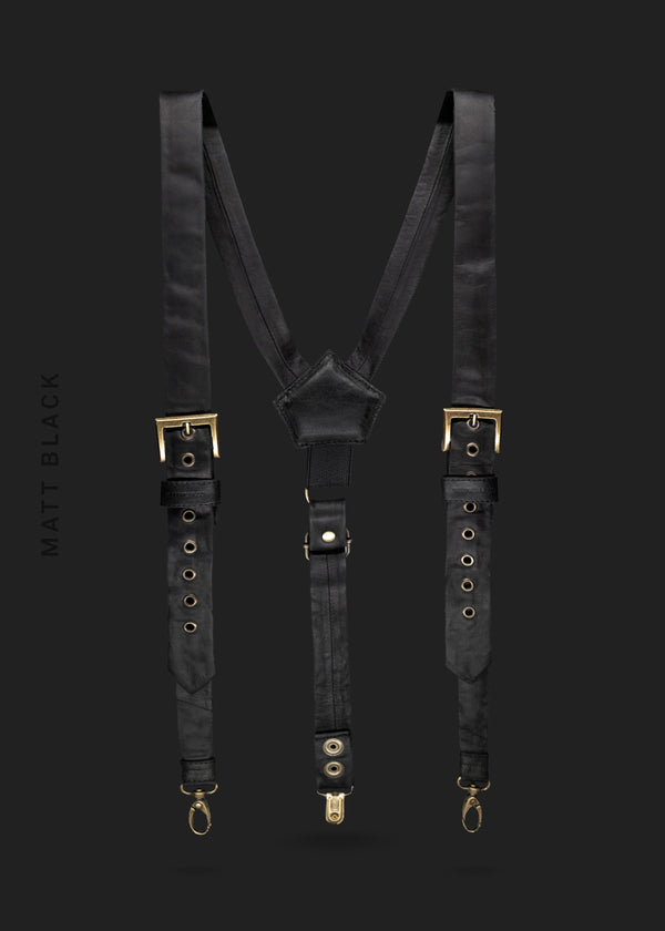 SUSPENDERS NO.1 – MATT BLACK