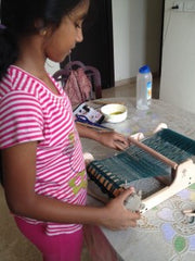Fouzia weaving