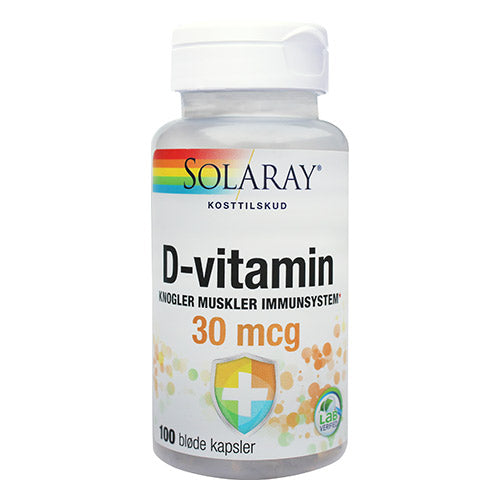 D-vitamin 30 100 kap Helsemin