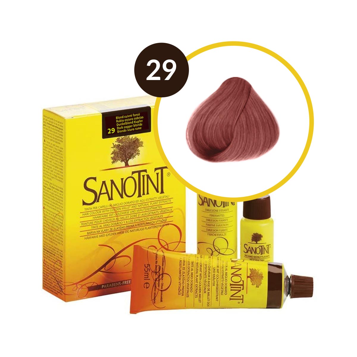 Sanotint, Sanotint 29 hårfarve kobber 125 ml