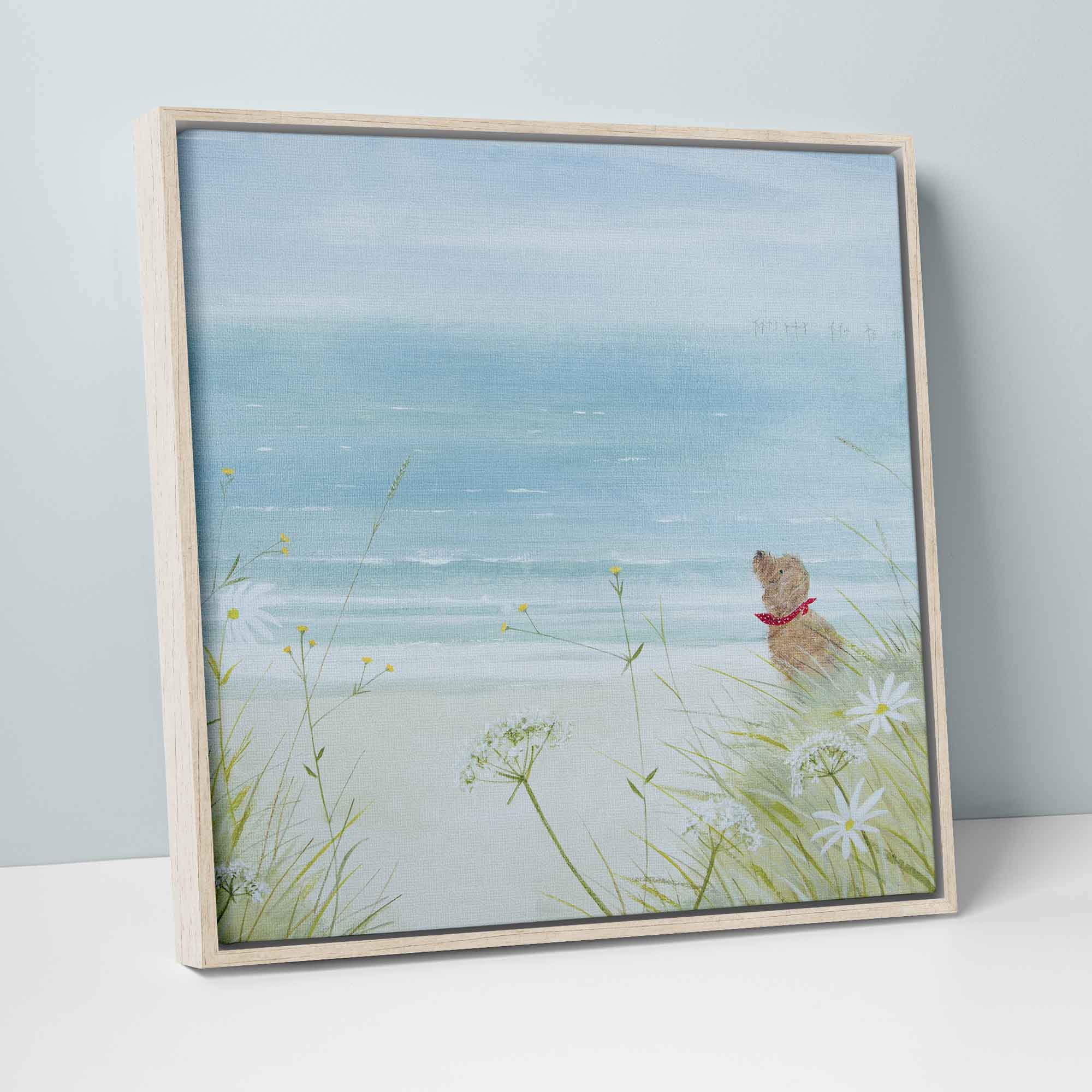Sea Mist Framed Canvas
