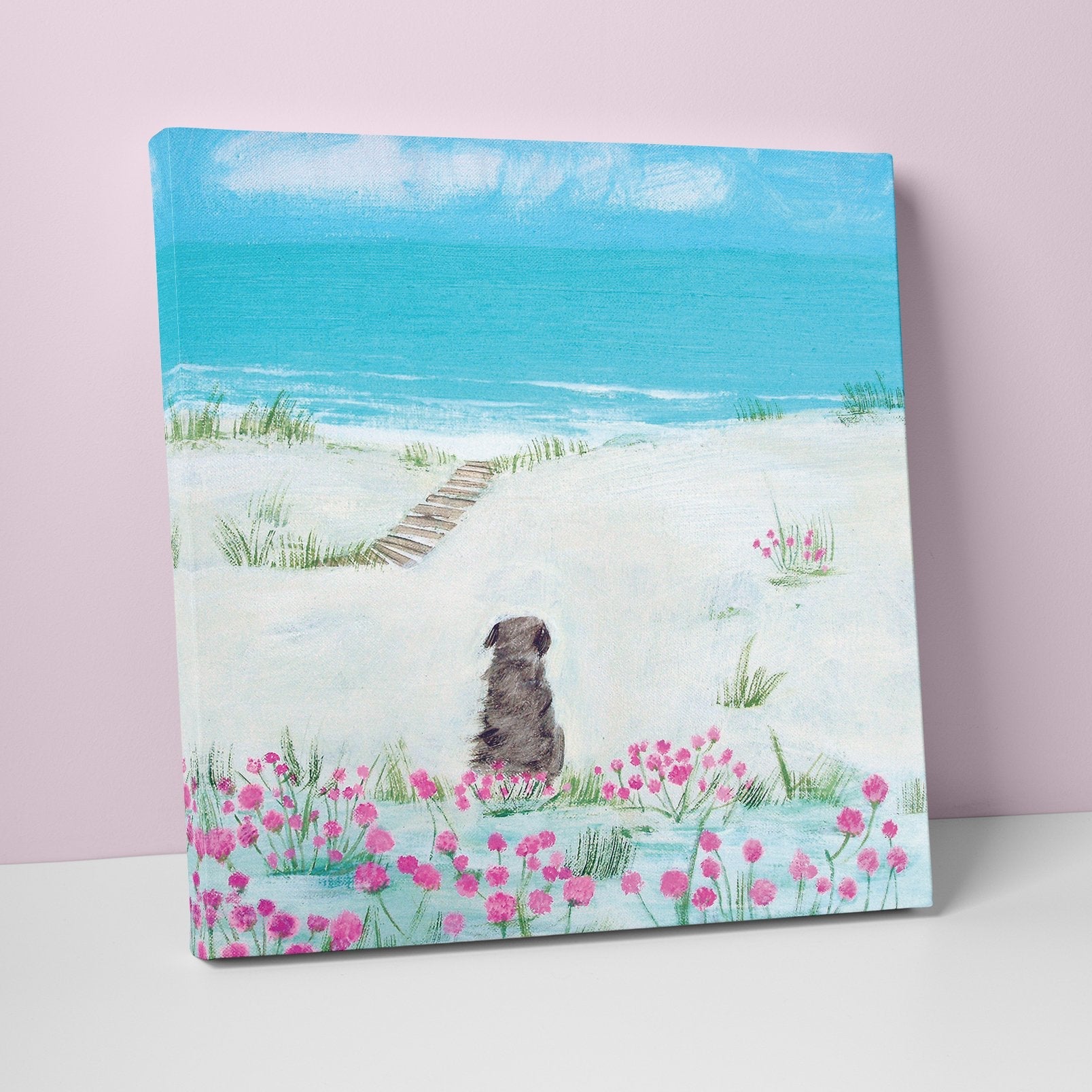 Sea Pinks Medium Canvas