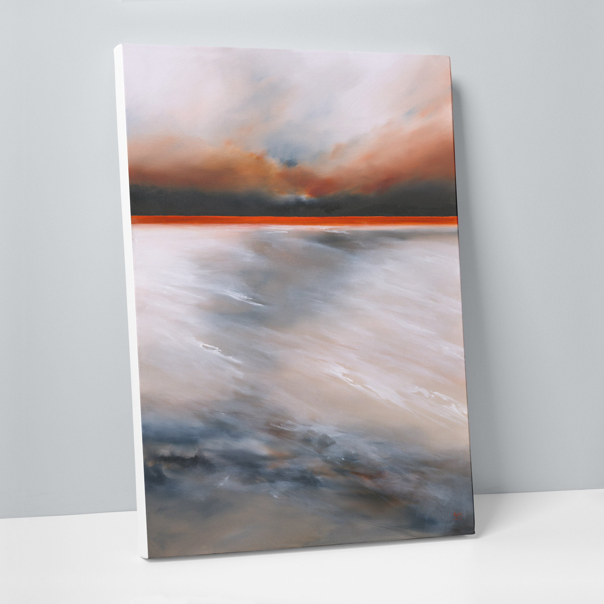 Seascape Dust Storm Large Canvas