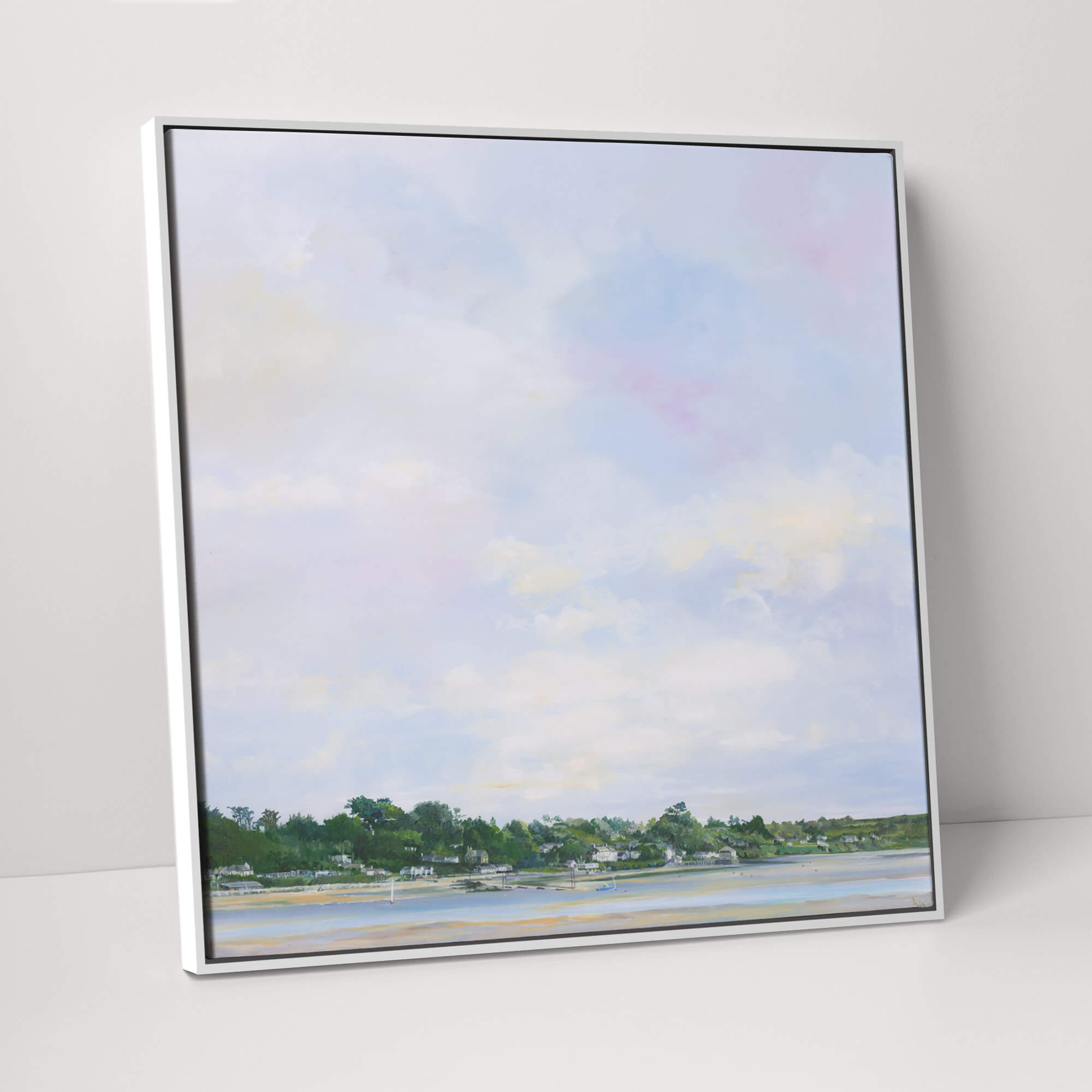 Big Sky Over Little Rock Framed Canvas