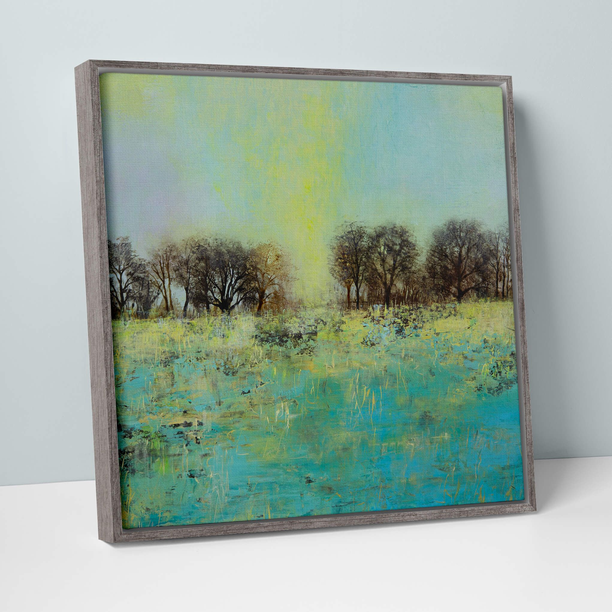 Hedgerow Light Framed Canvas