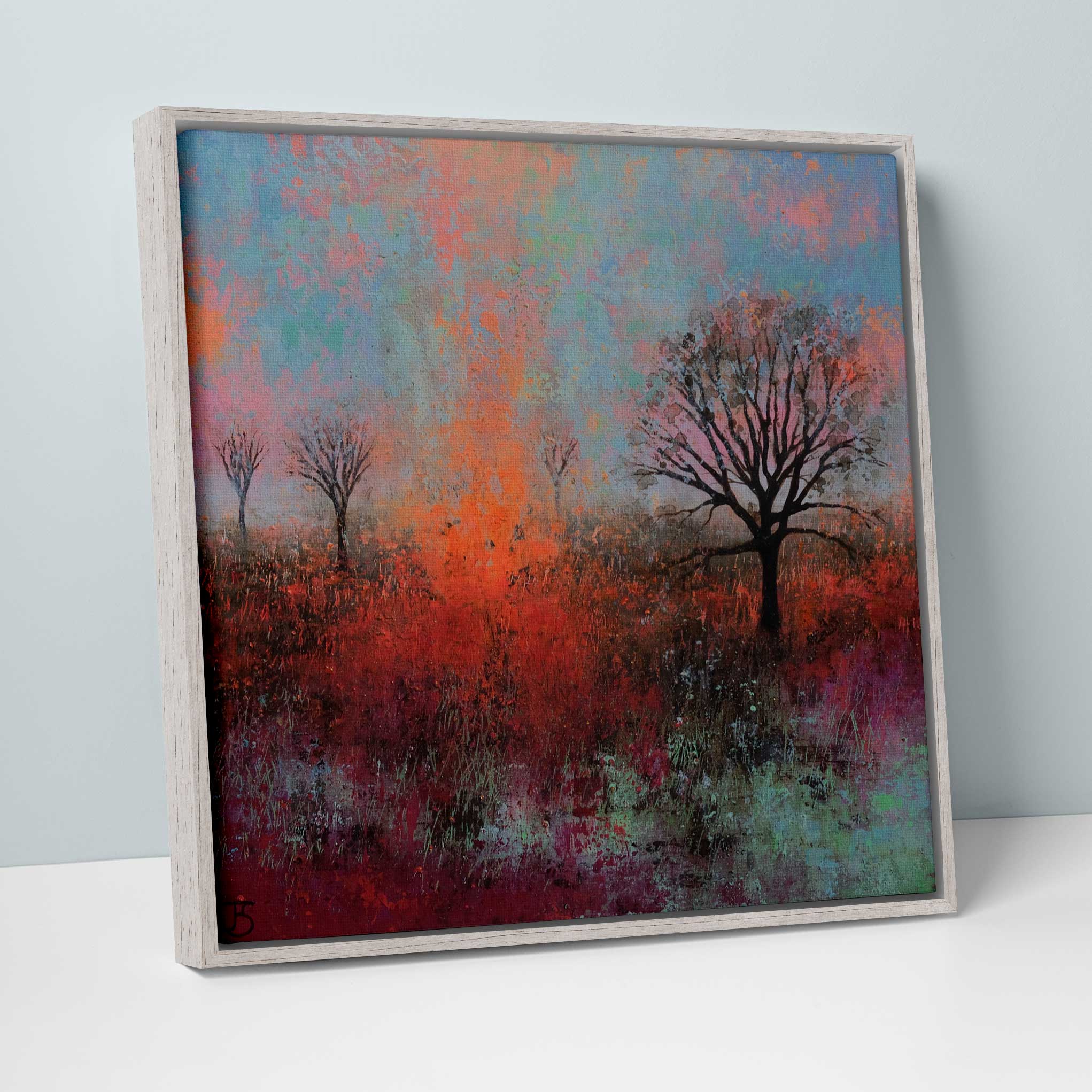 No2 Of Rural Landscapes Med Framed Canvas