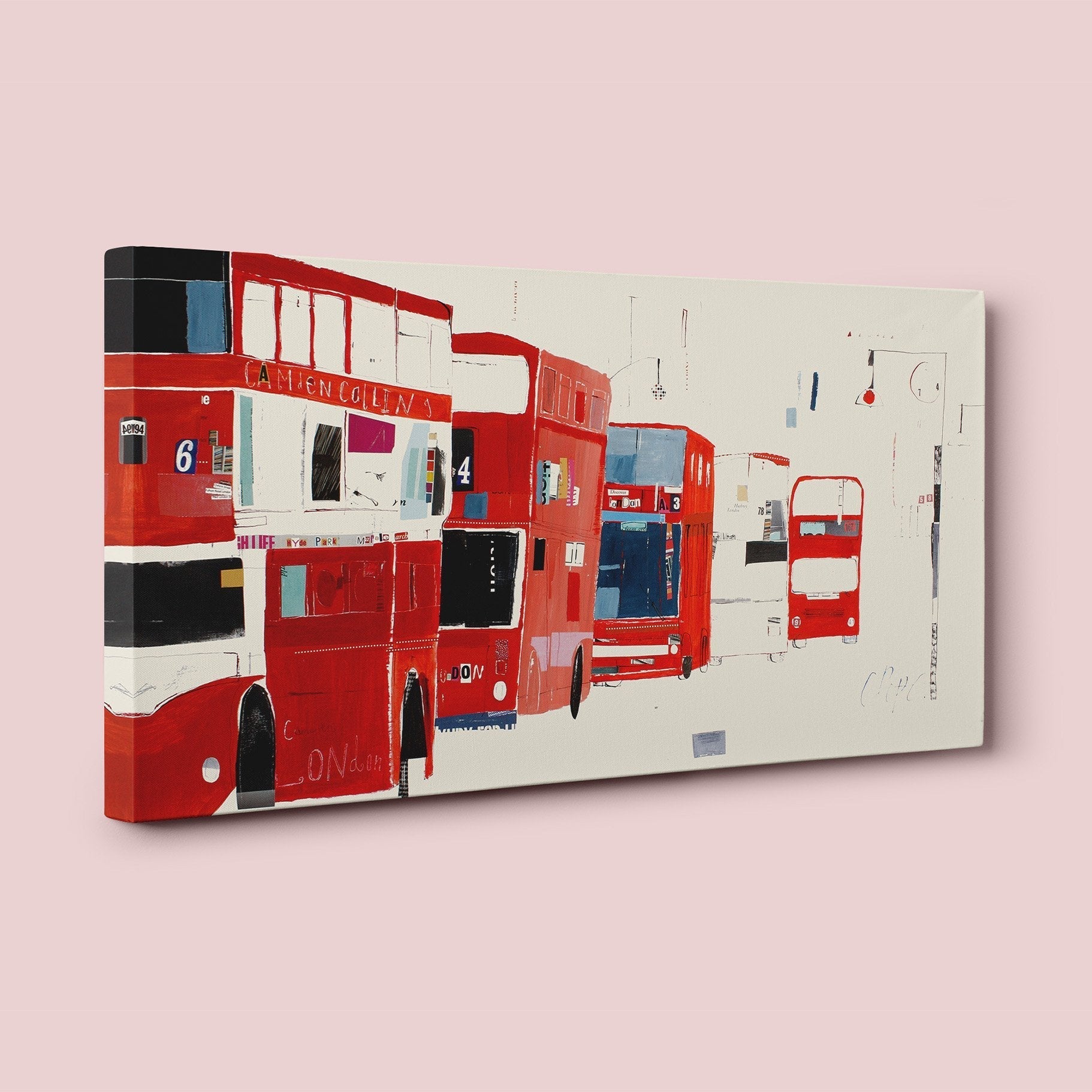 London Bus Canvas