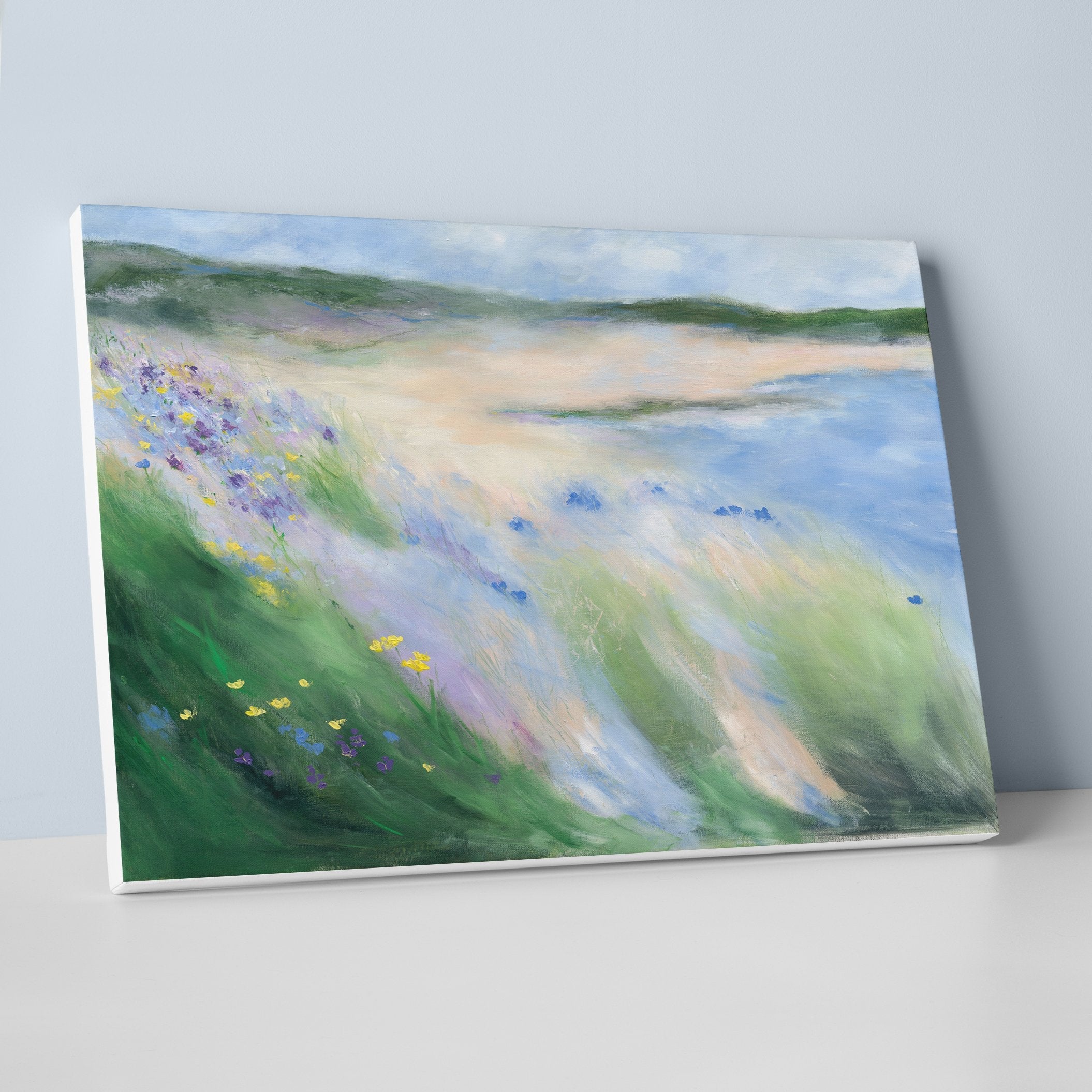 Coastal Blooms Canvas