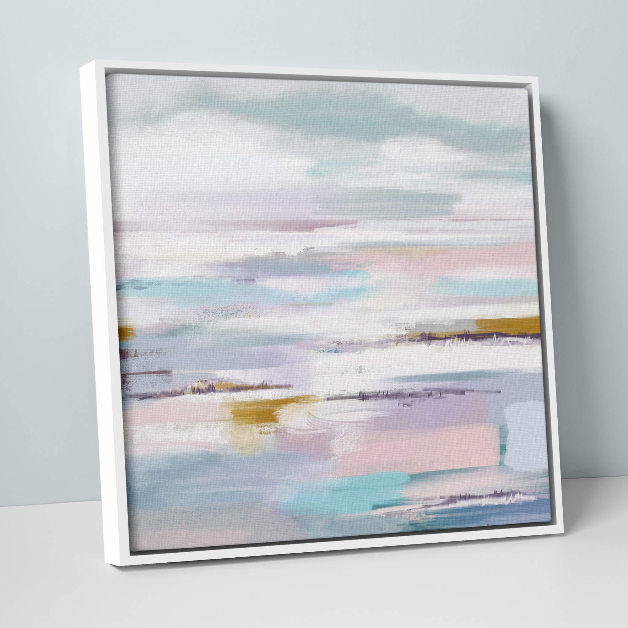 Coastal Dawn Large Framed Canvas