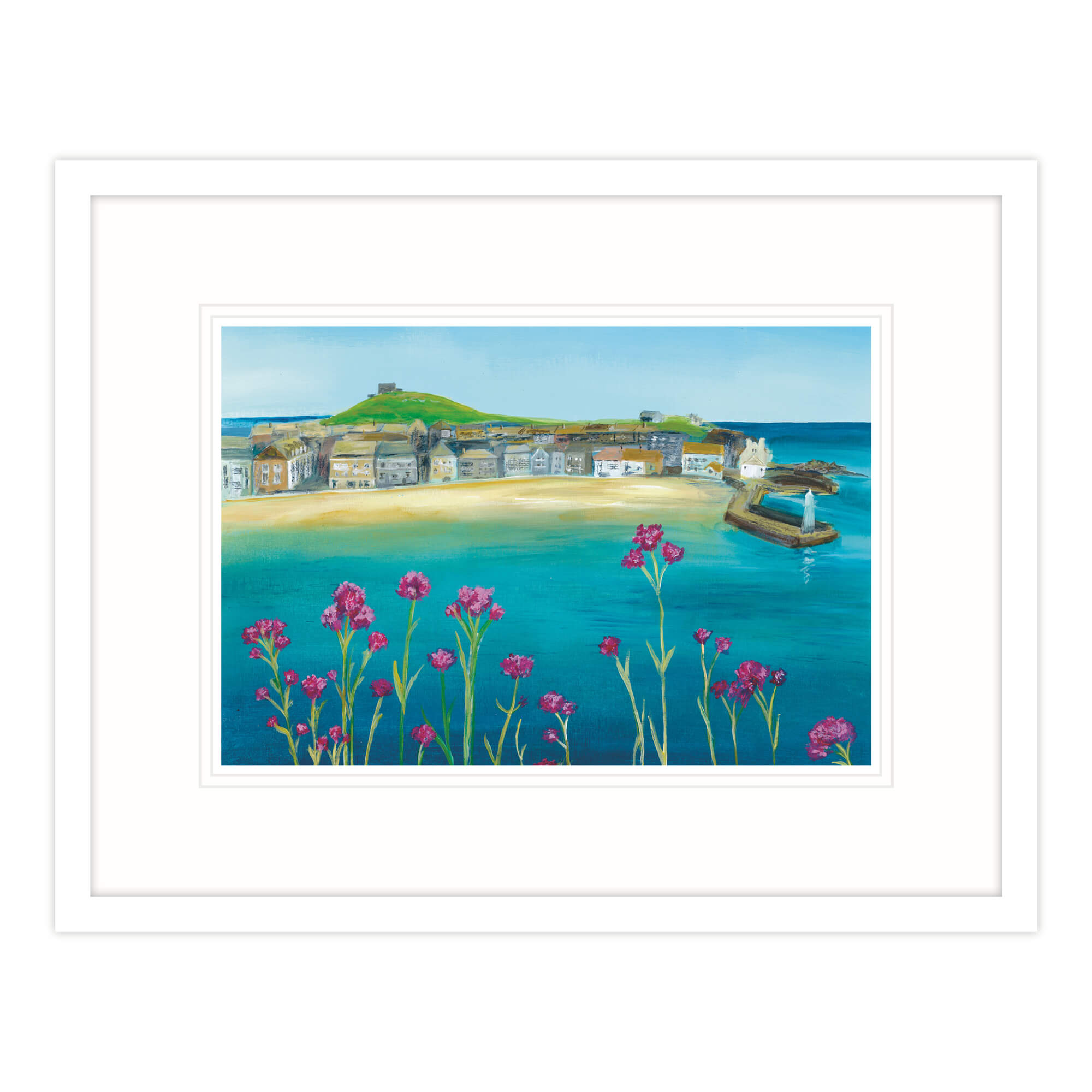 St Ives Harbour Framed Print