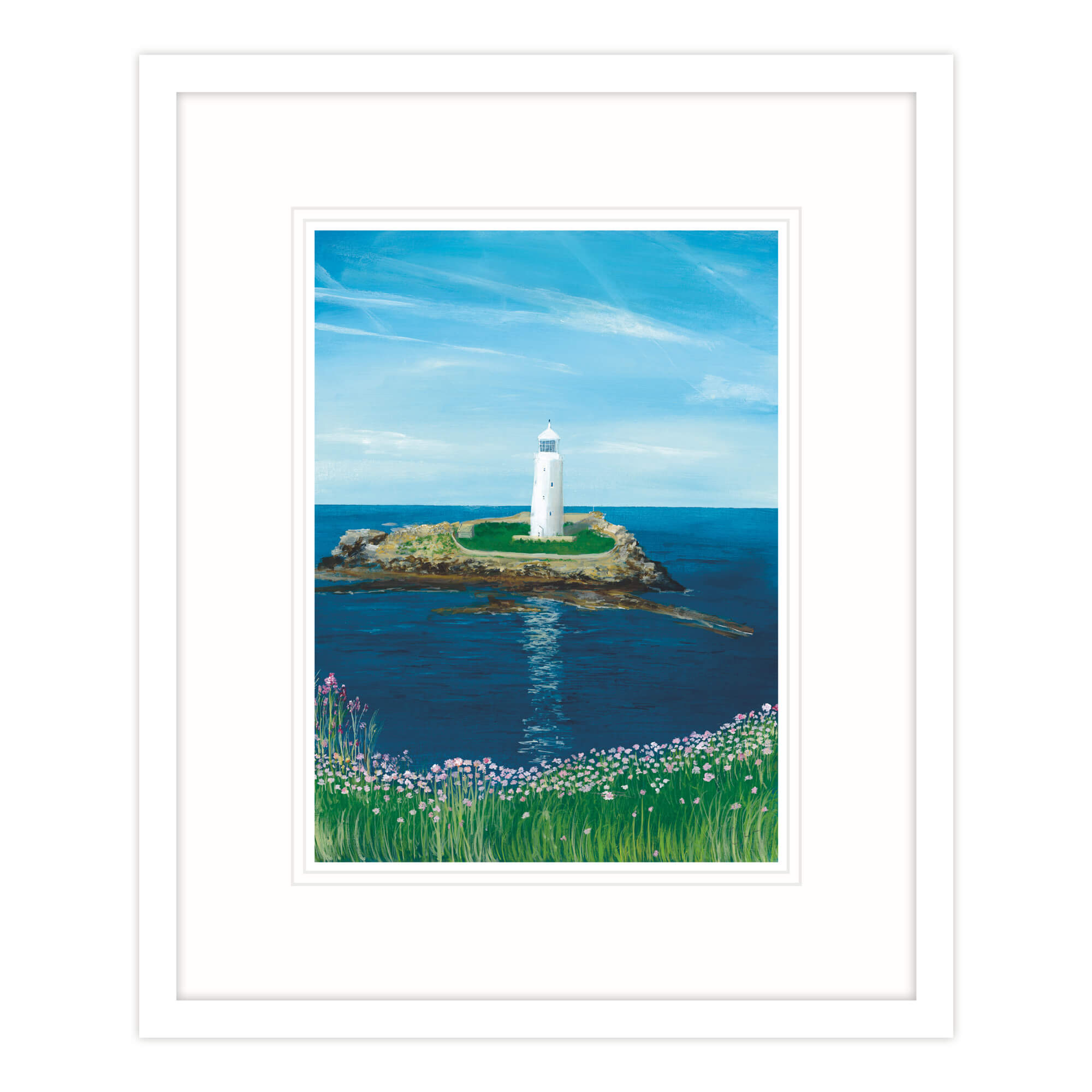 Godrevy Lighthouse Framed Print