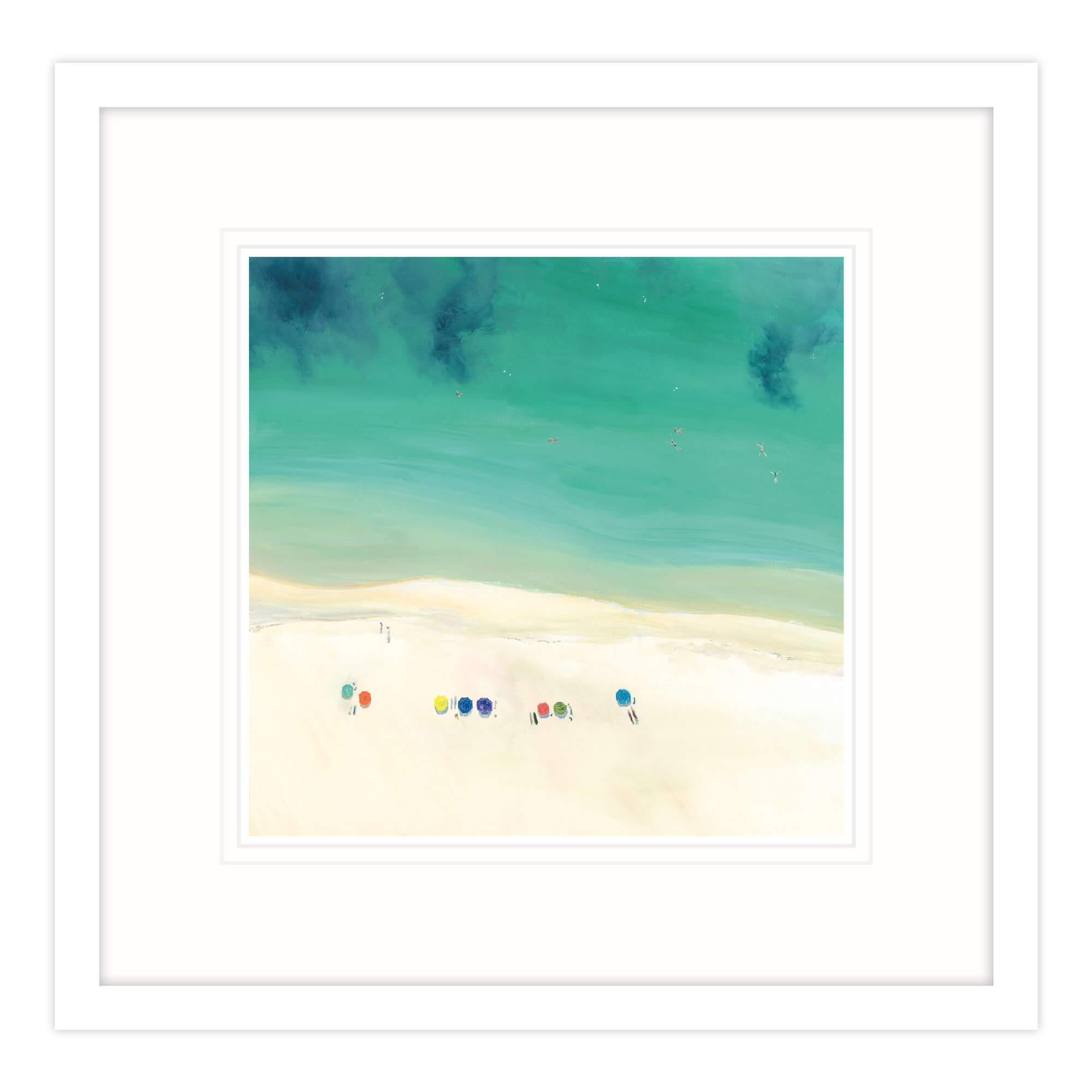 Tropical Coastline Framed Print