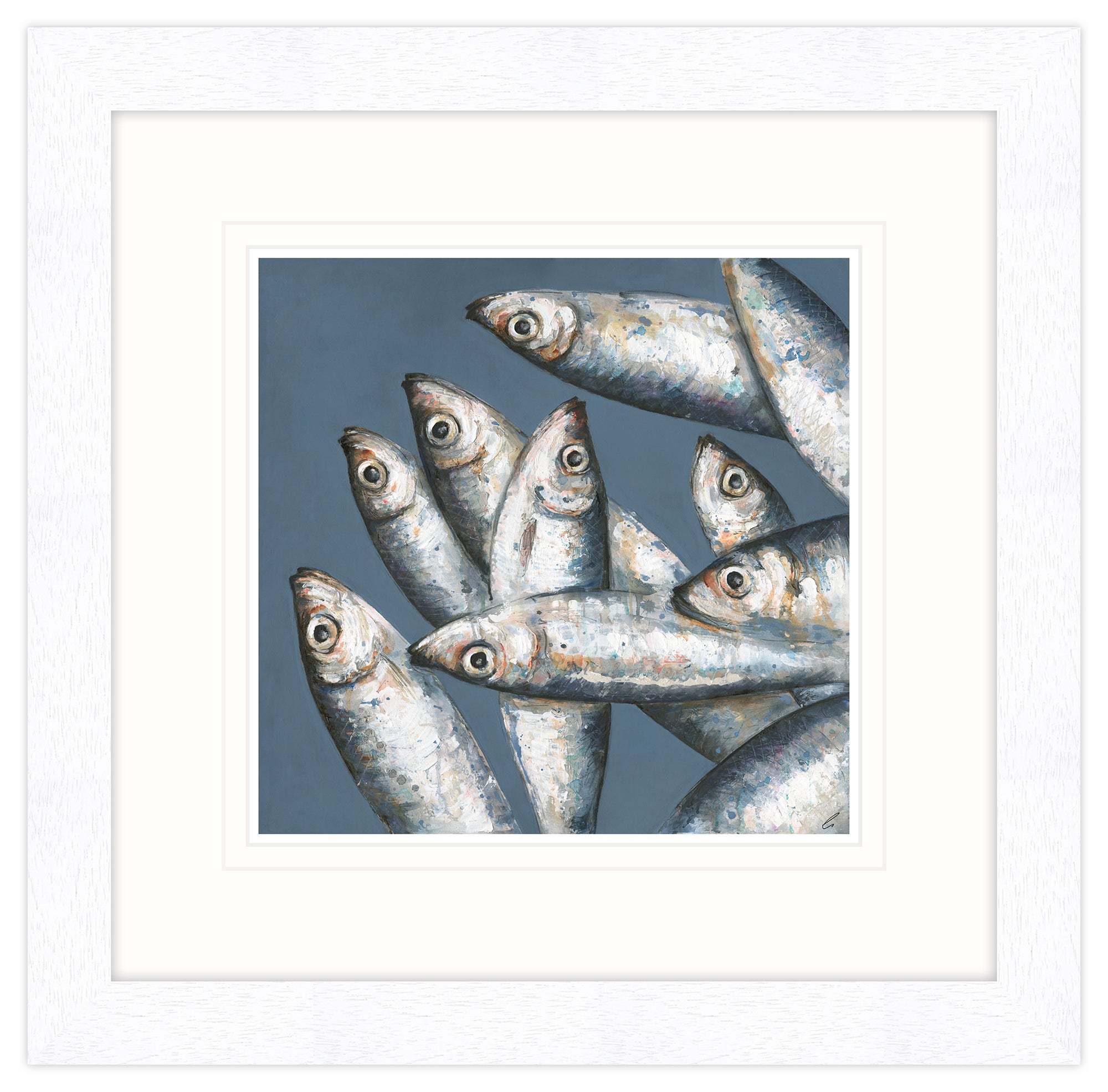 Ten Sprats Framed Print Large