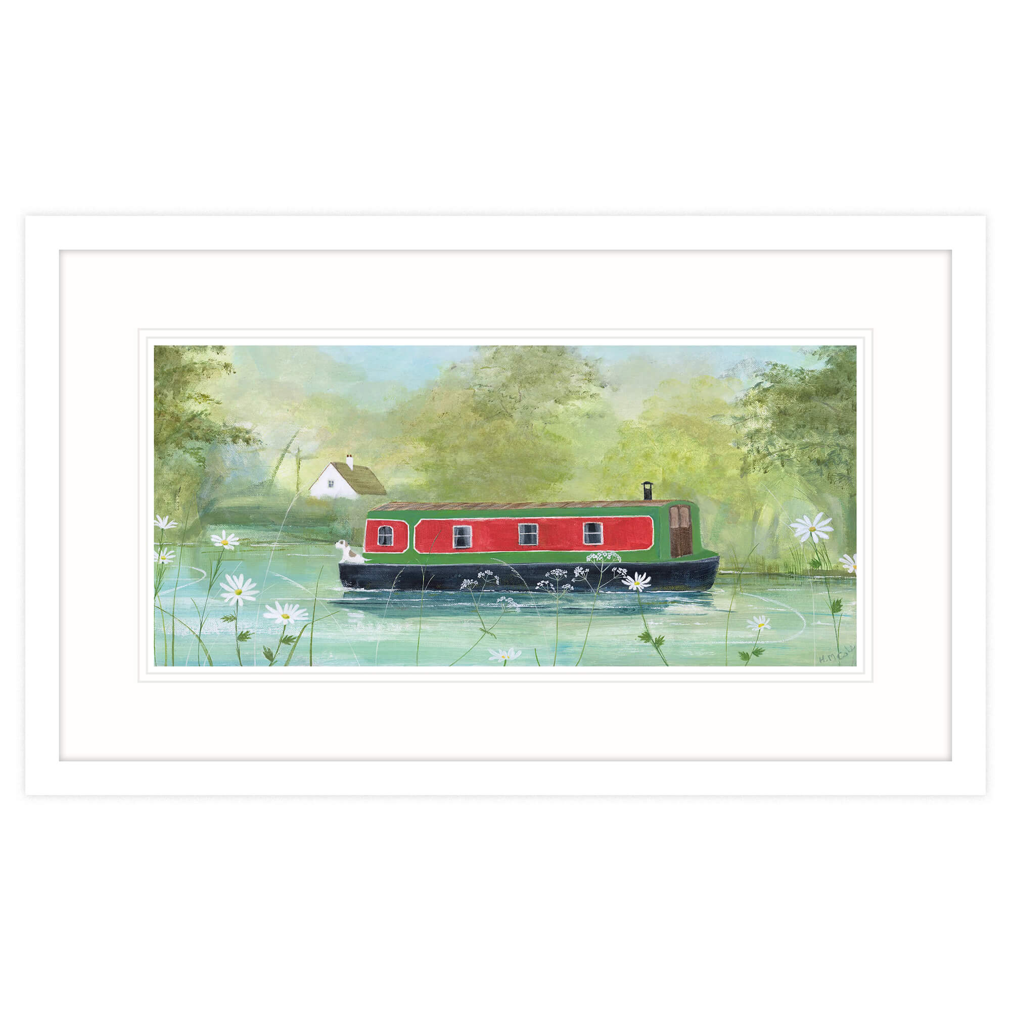 Along The River Framed Print