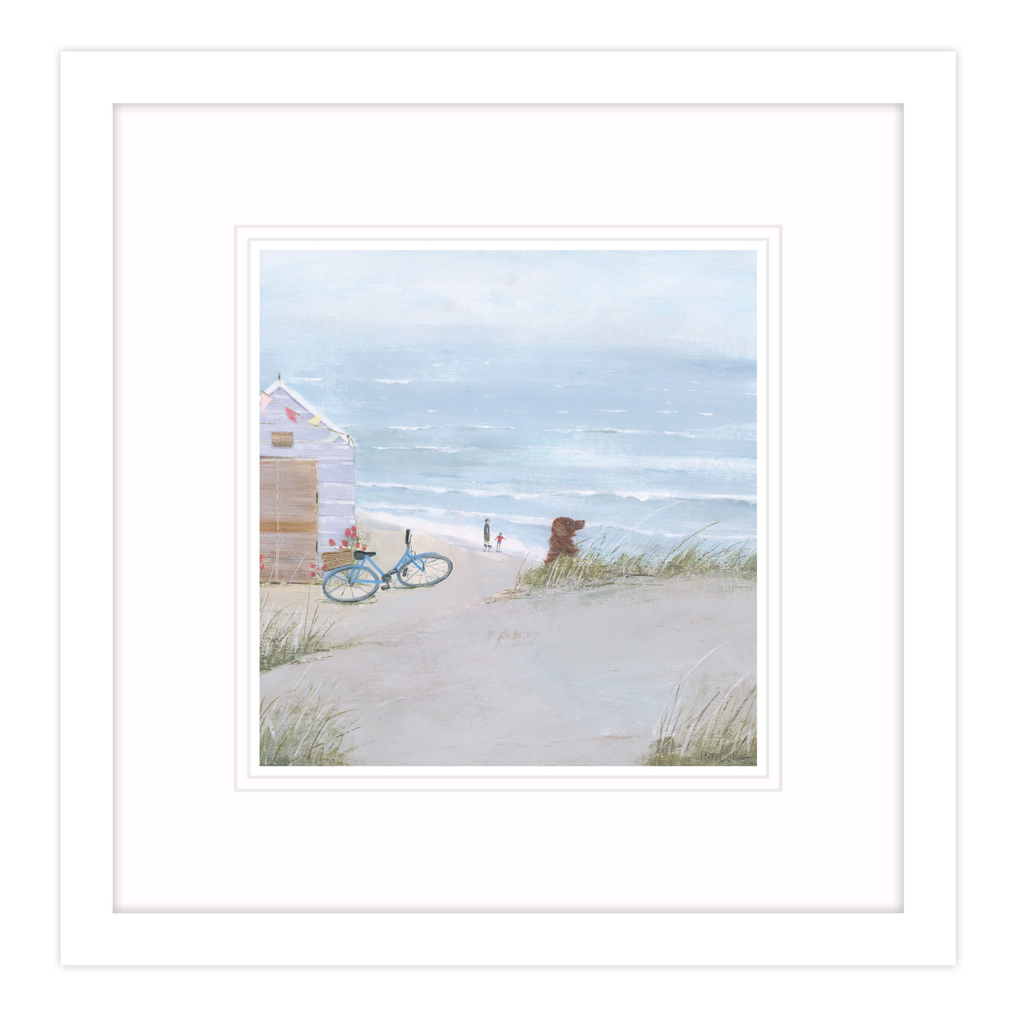 Beach Day Out Framed Print