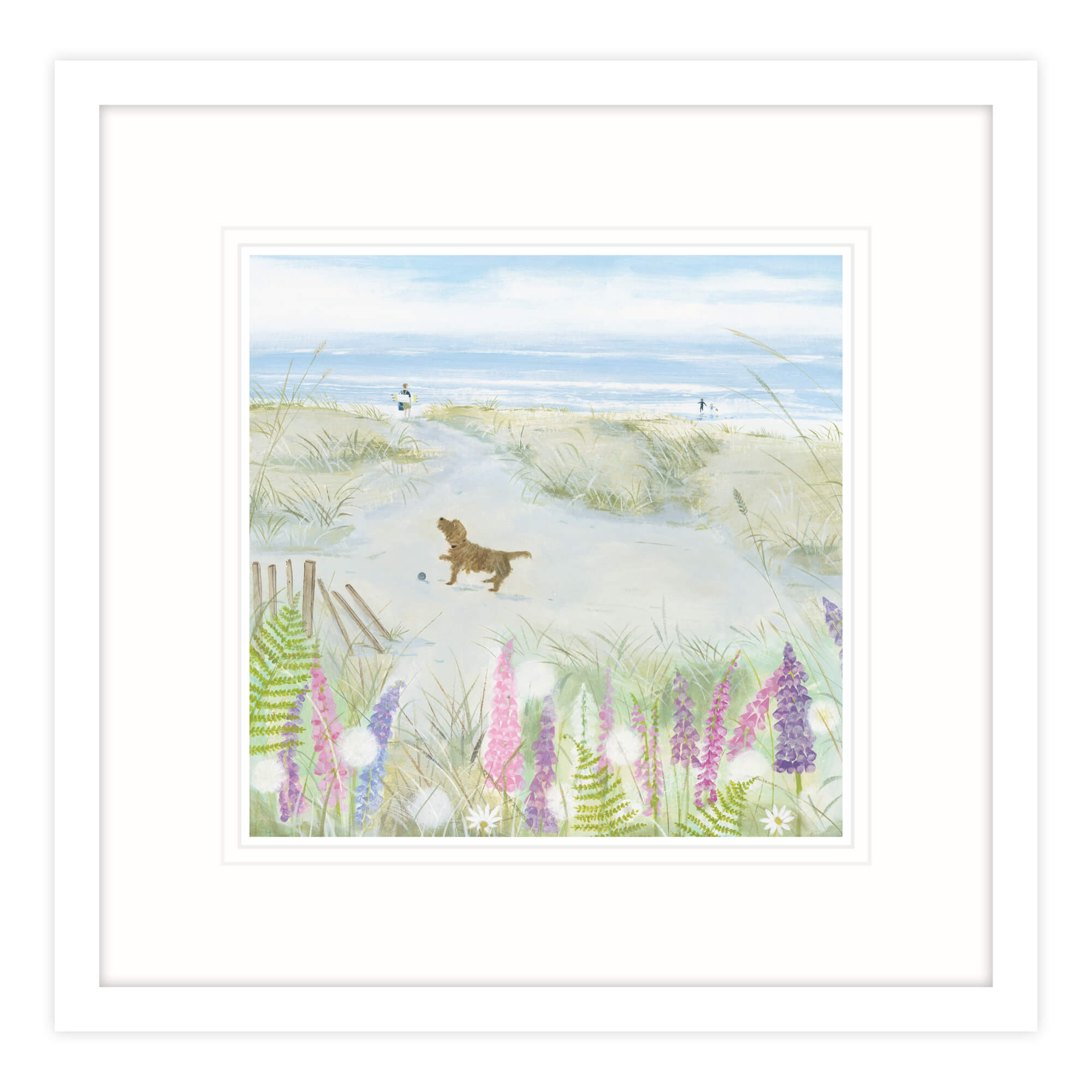 Fetch Small Framed Print