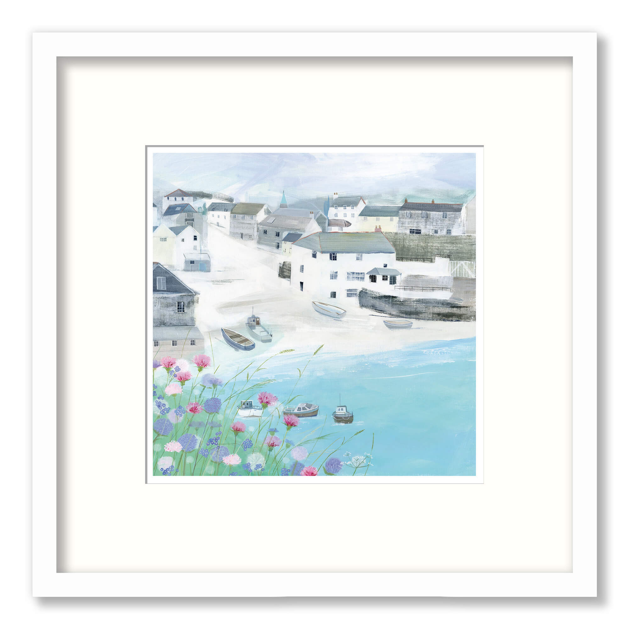 Little Harbour Mini Square Framed Print