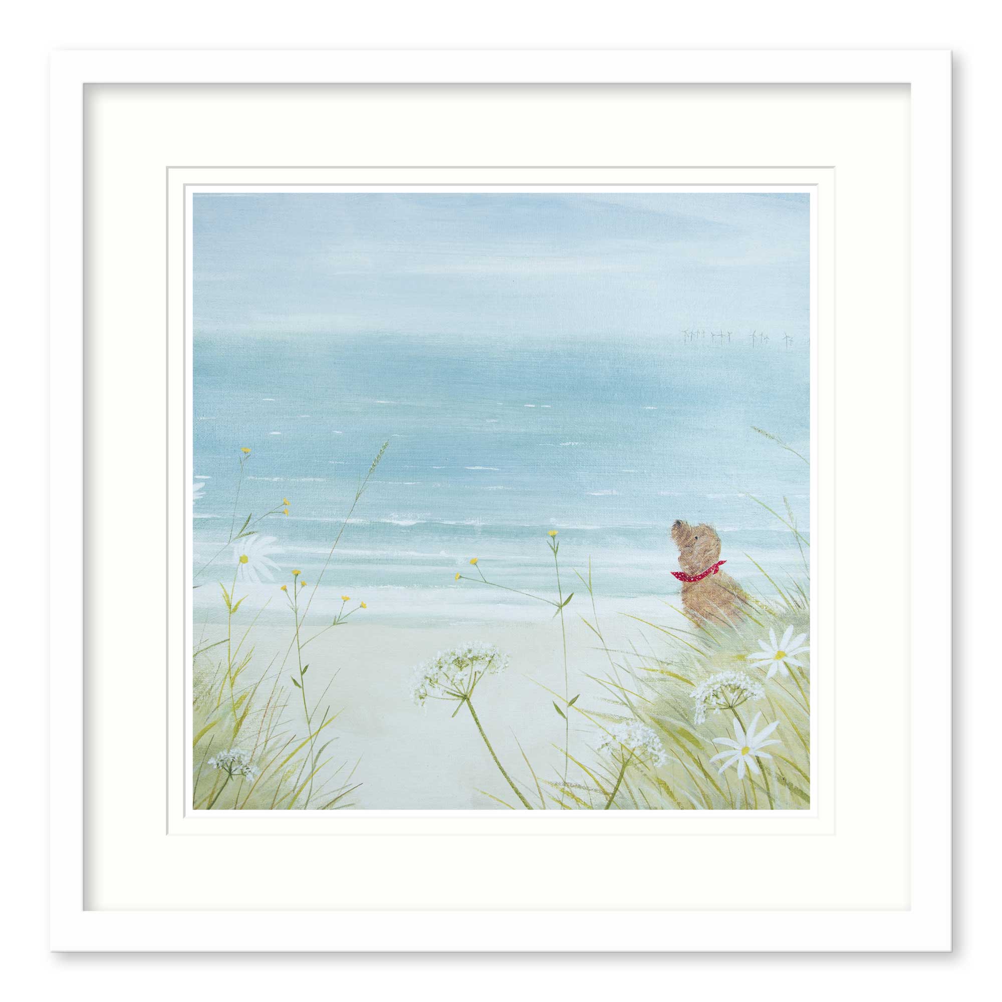 Sea Mist Med Framed Print