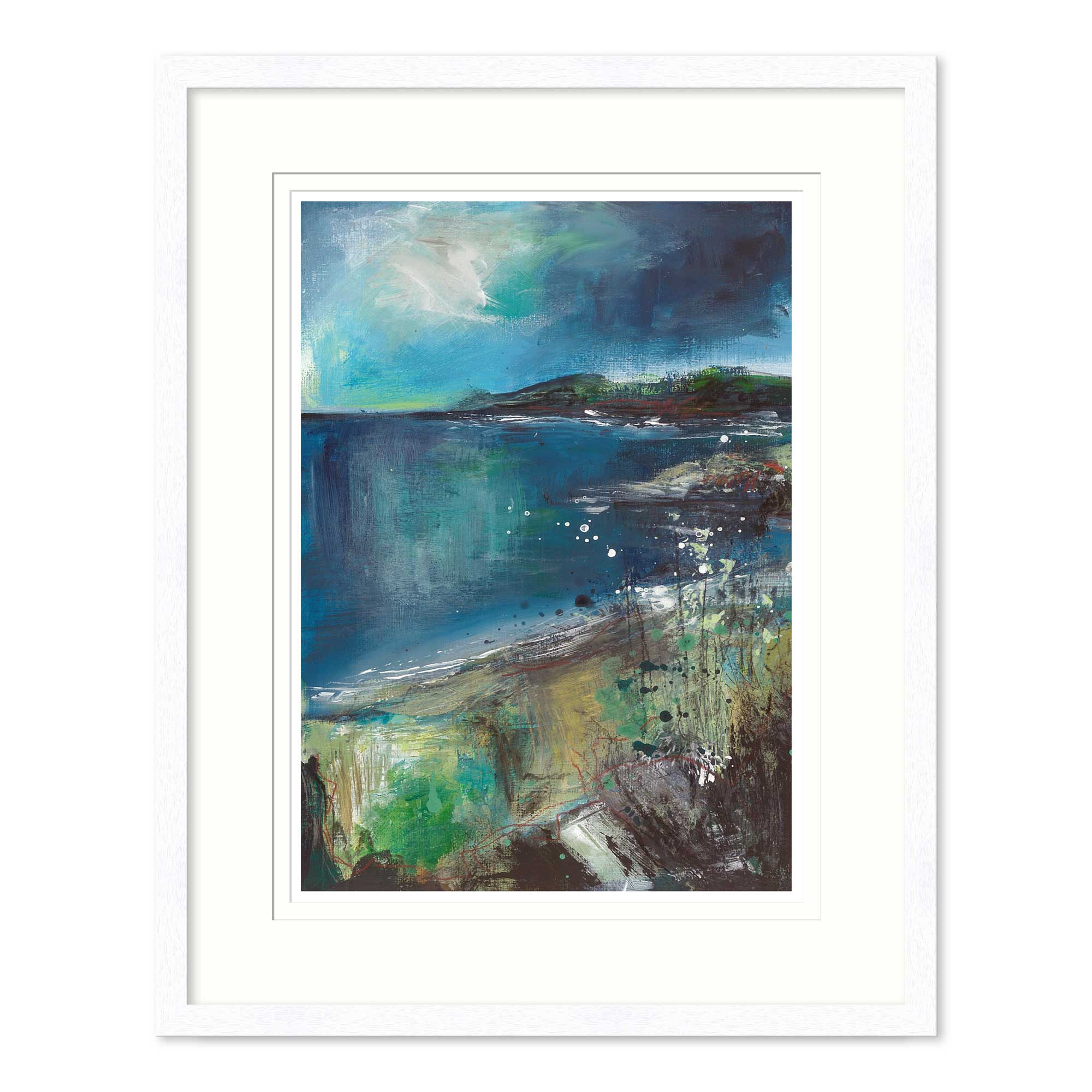 Craggy Shore Framed Print