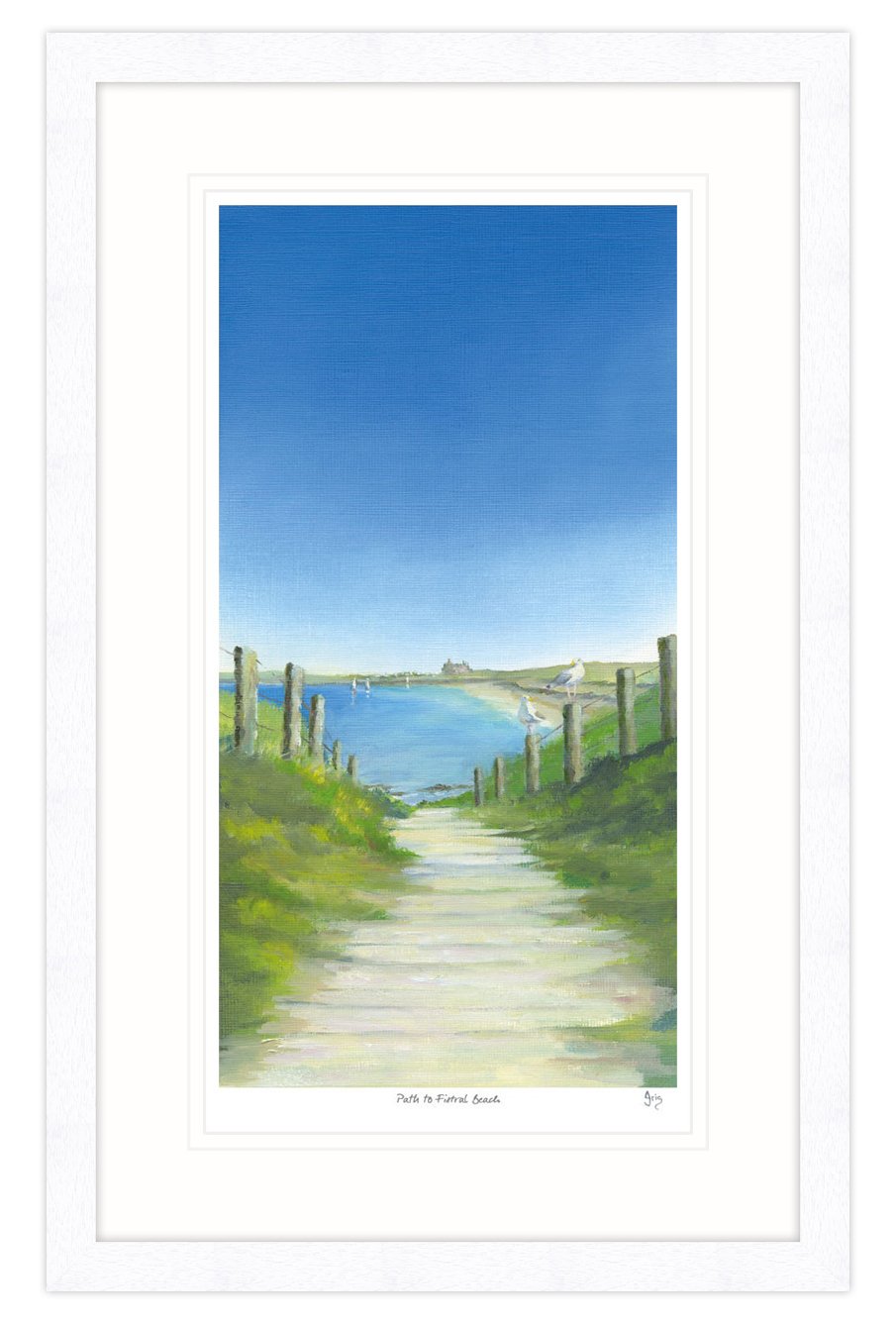 Path To Fistral Beach Framed Print