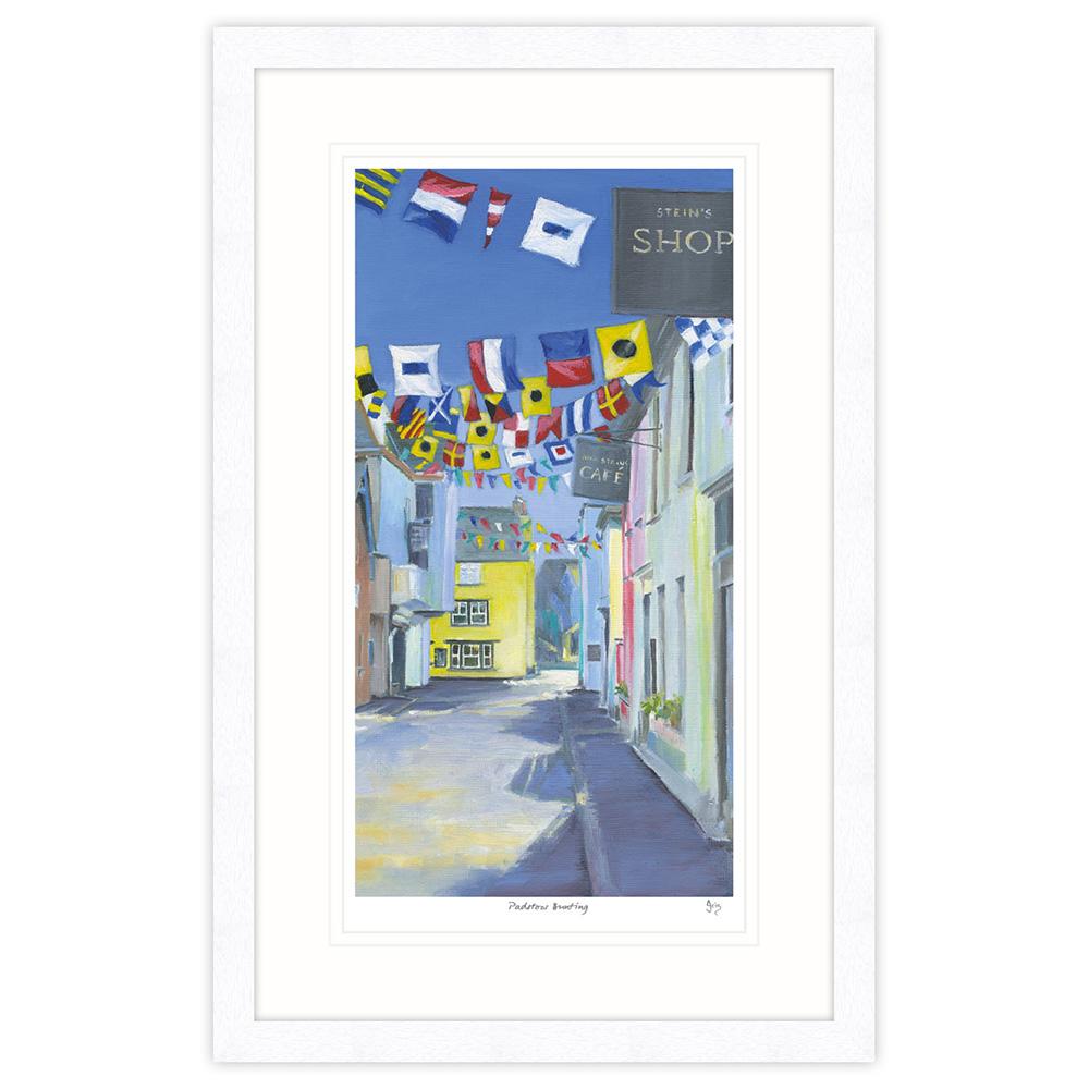 Padstow Bunting Framed Print