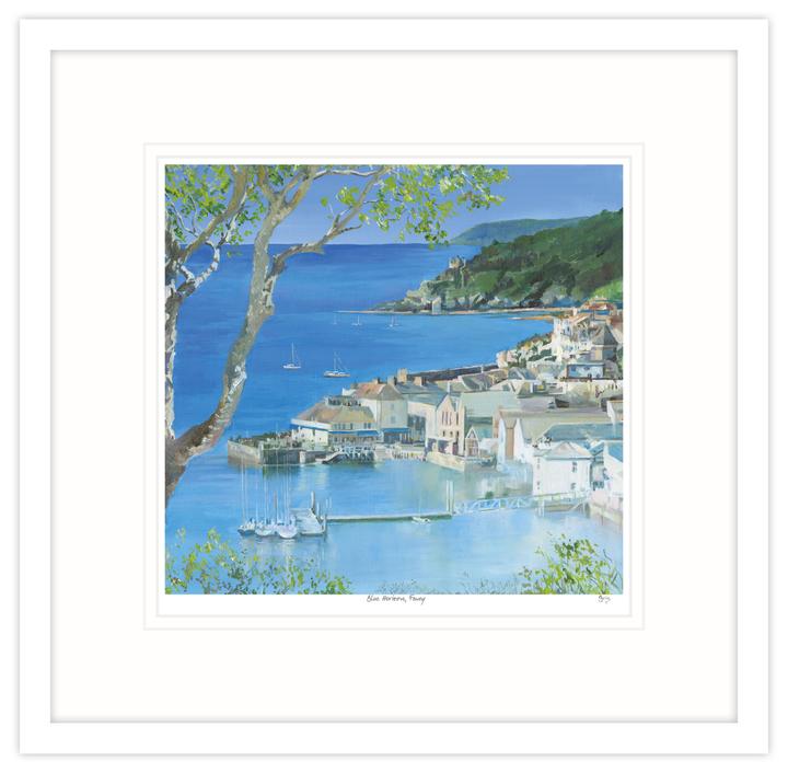 Blue Horizon, Fowey Large Framed Print