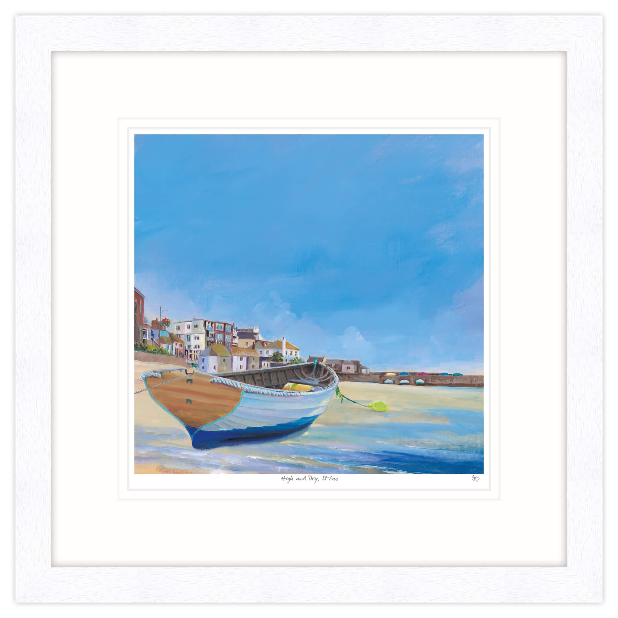 High And Dry St Ives Framed Print