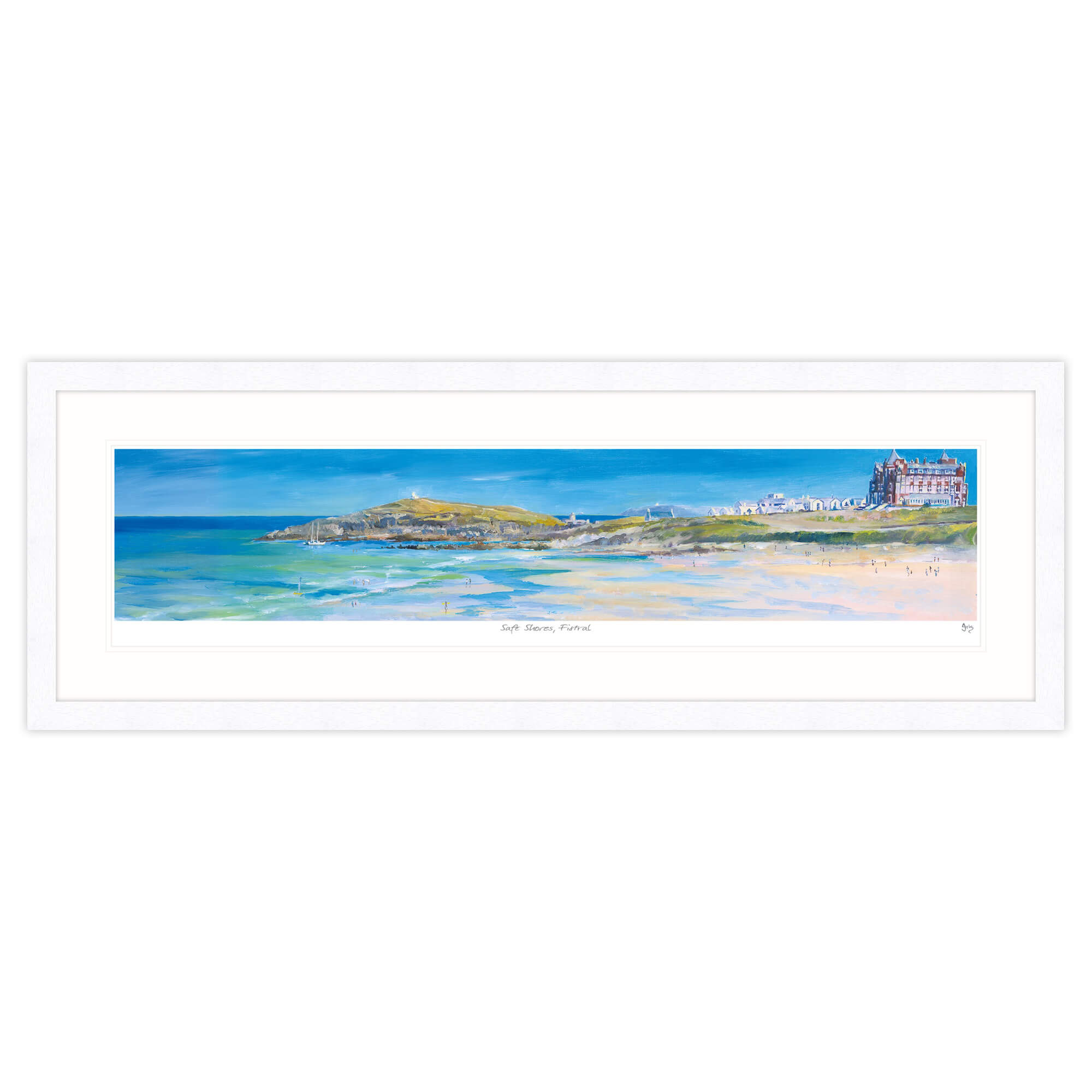 Safe Shores, Fistral Framed Print