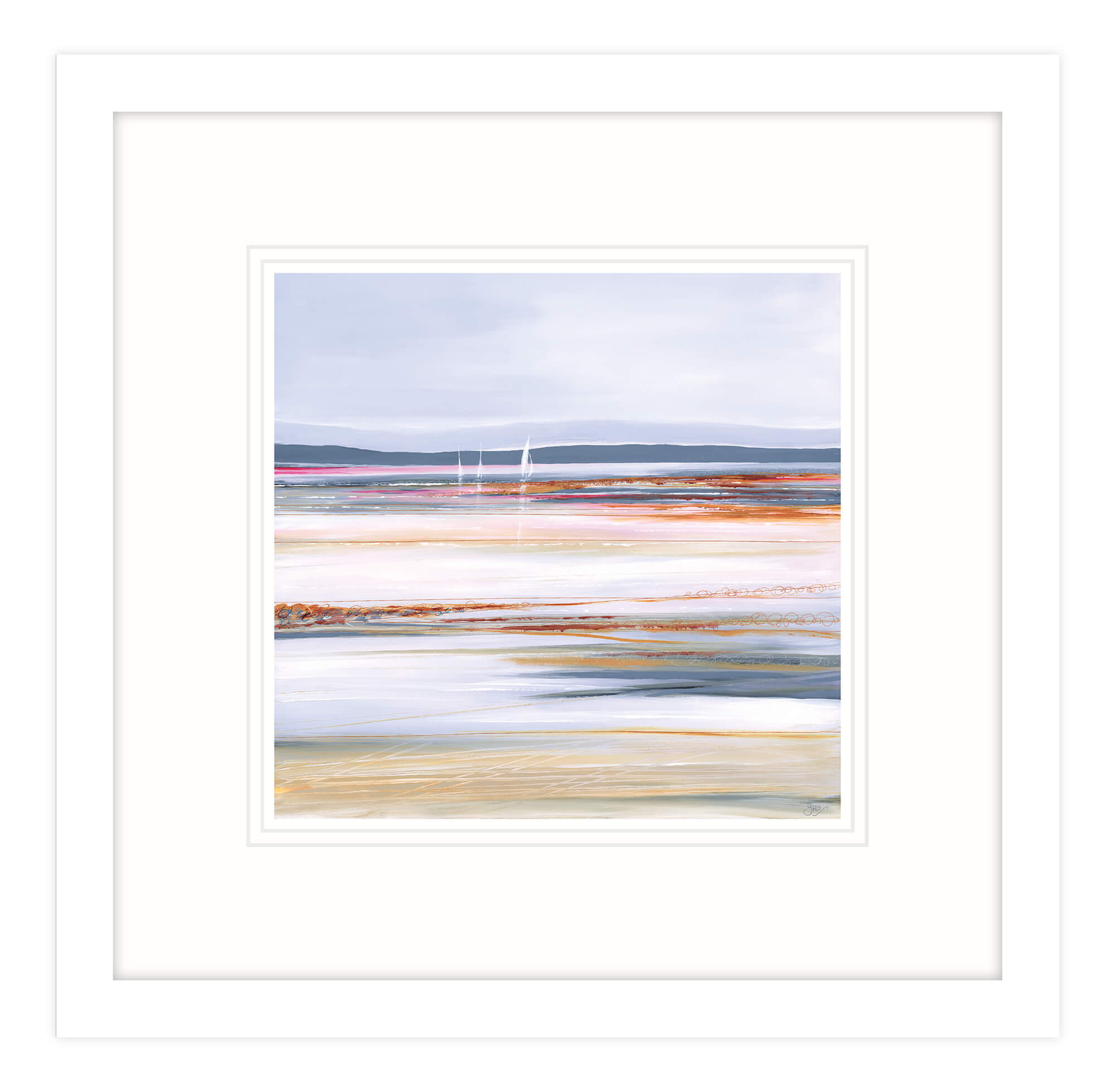 Smooth Sailing Framed Print