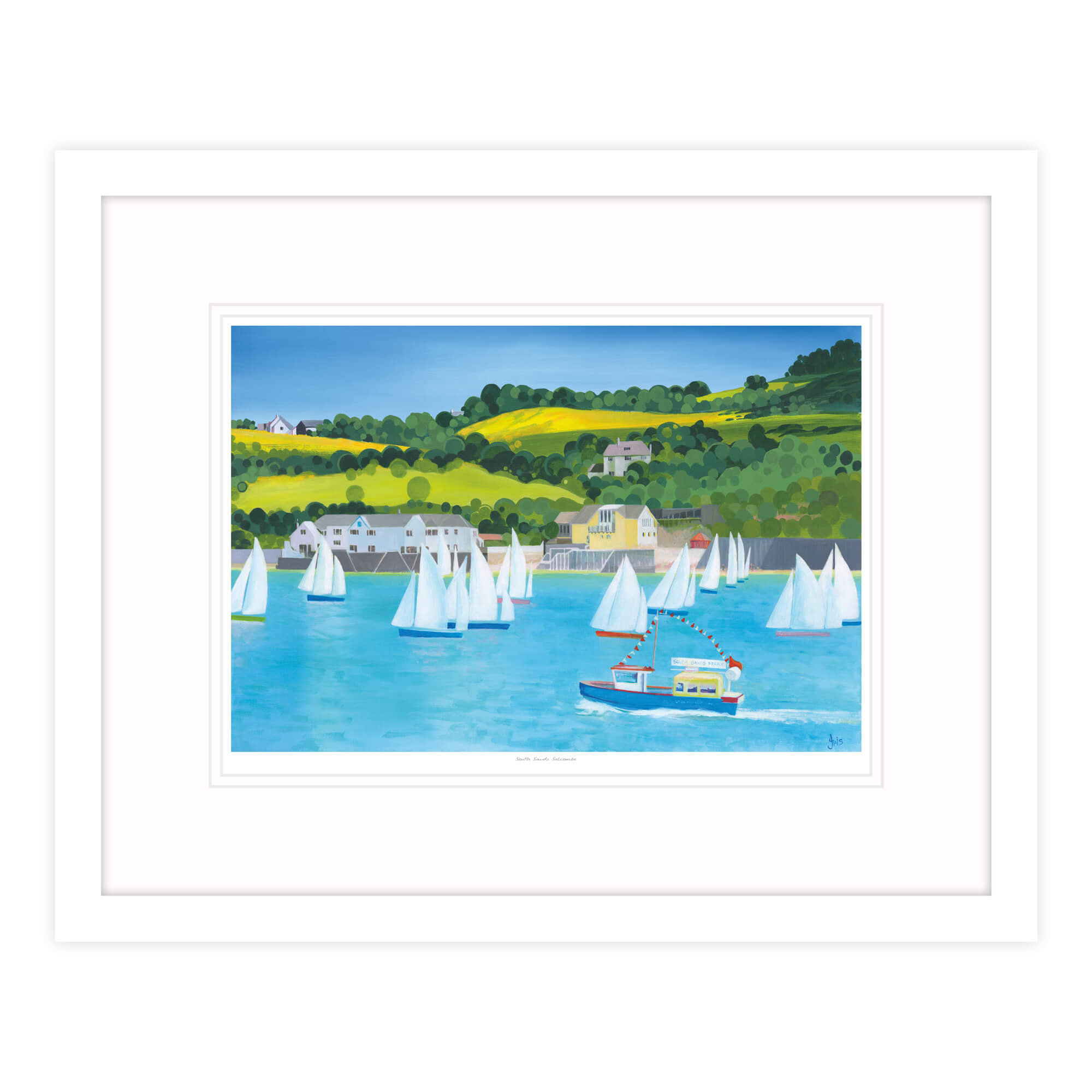 South Sands Ferry Framed Print