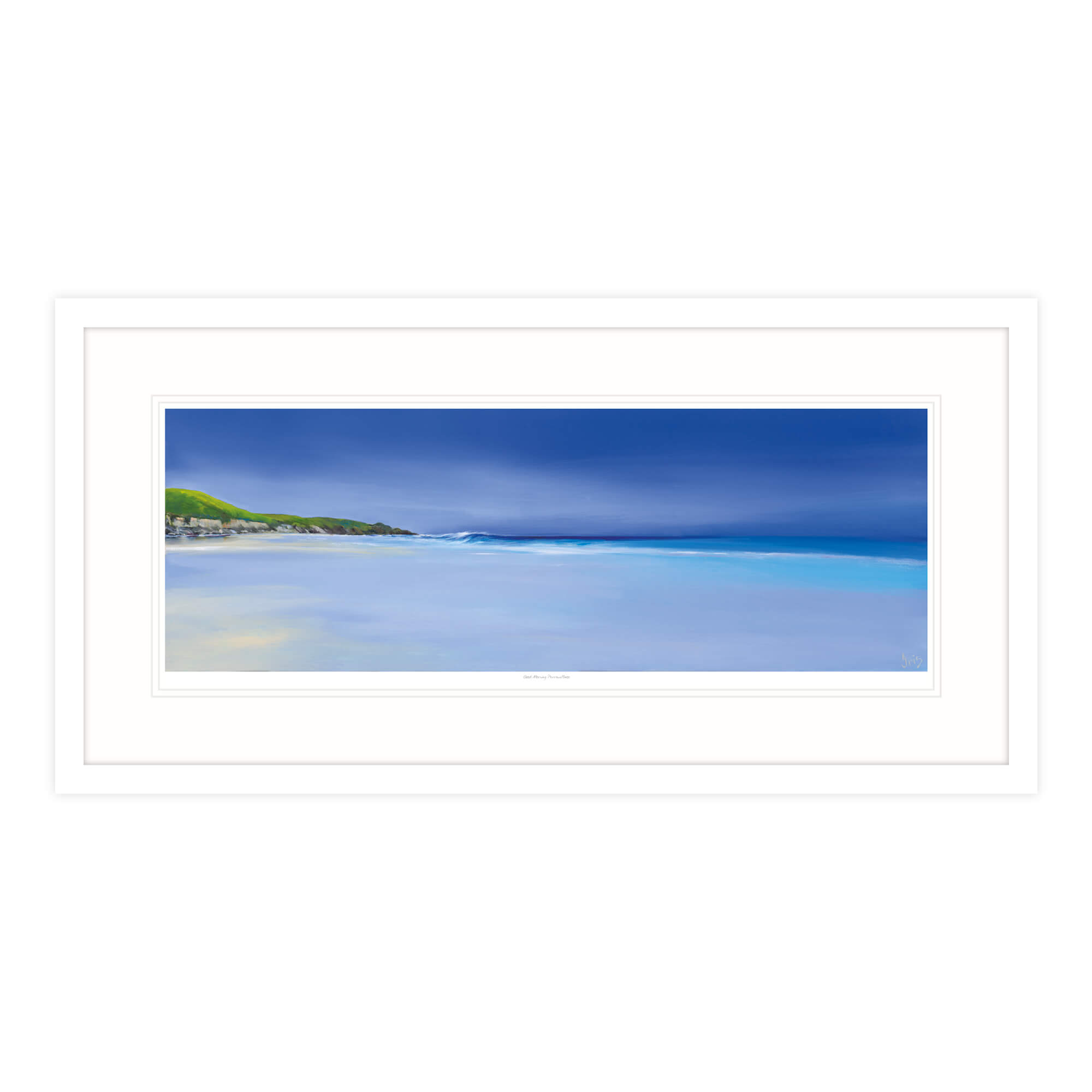 Morning Perranuthnoe Large Framed Print