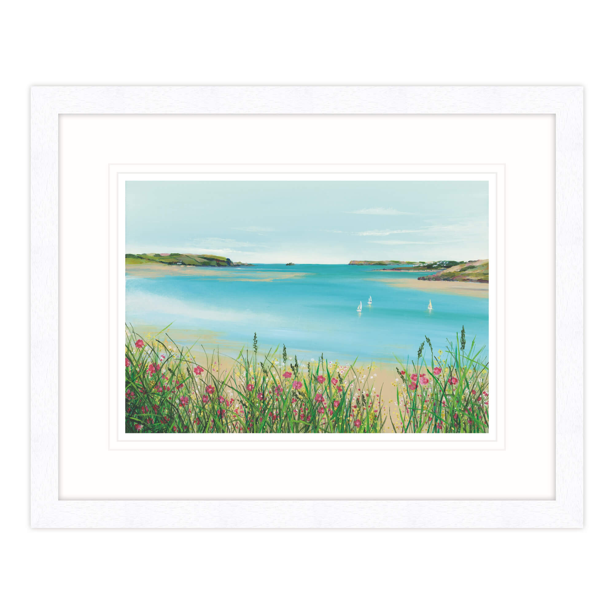 Coming Home, Camel Estuary Framed Print