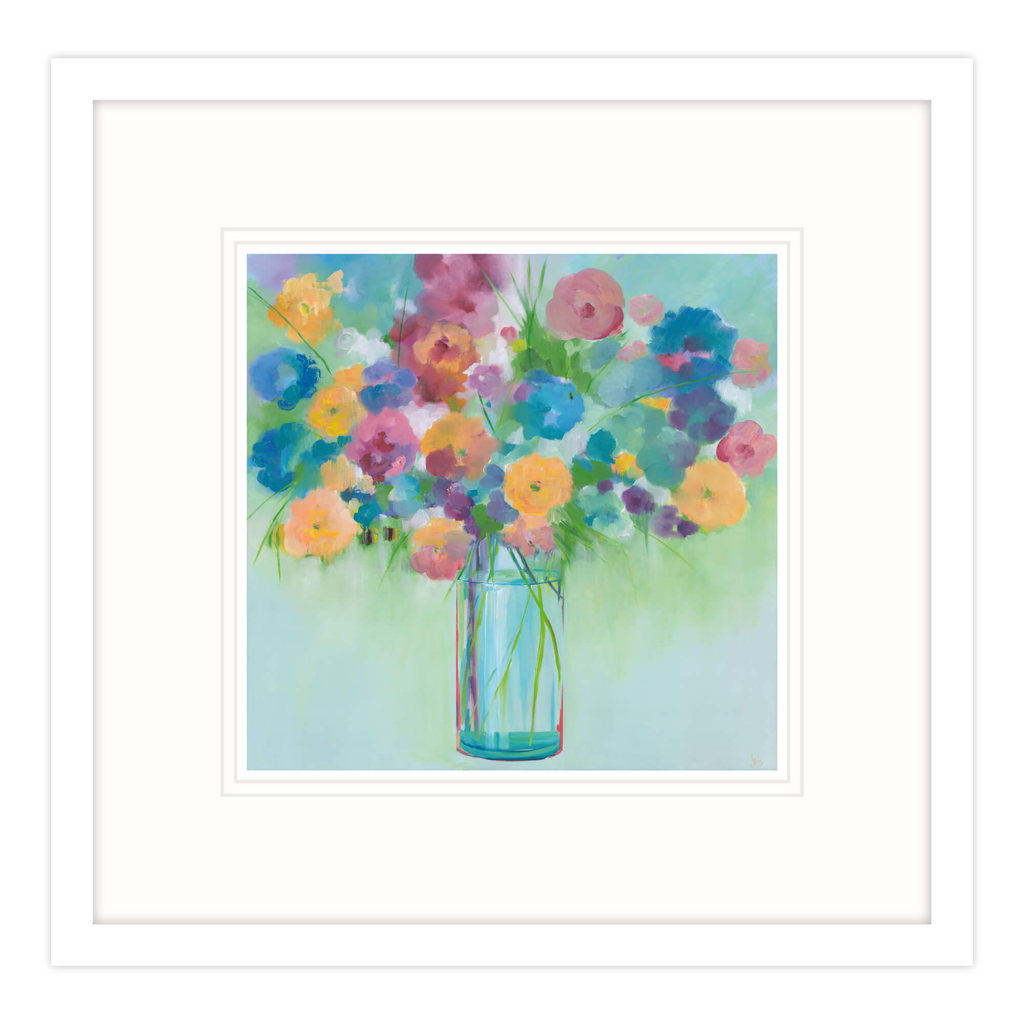 Flowers Galore Framed Print