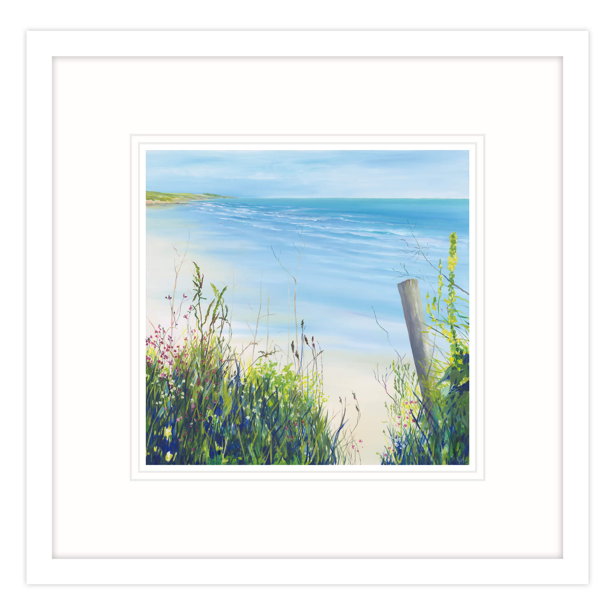 Coast Path To Perranuthnoe Framed Print