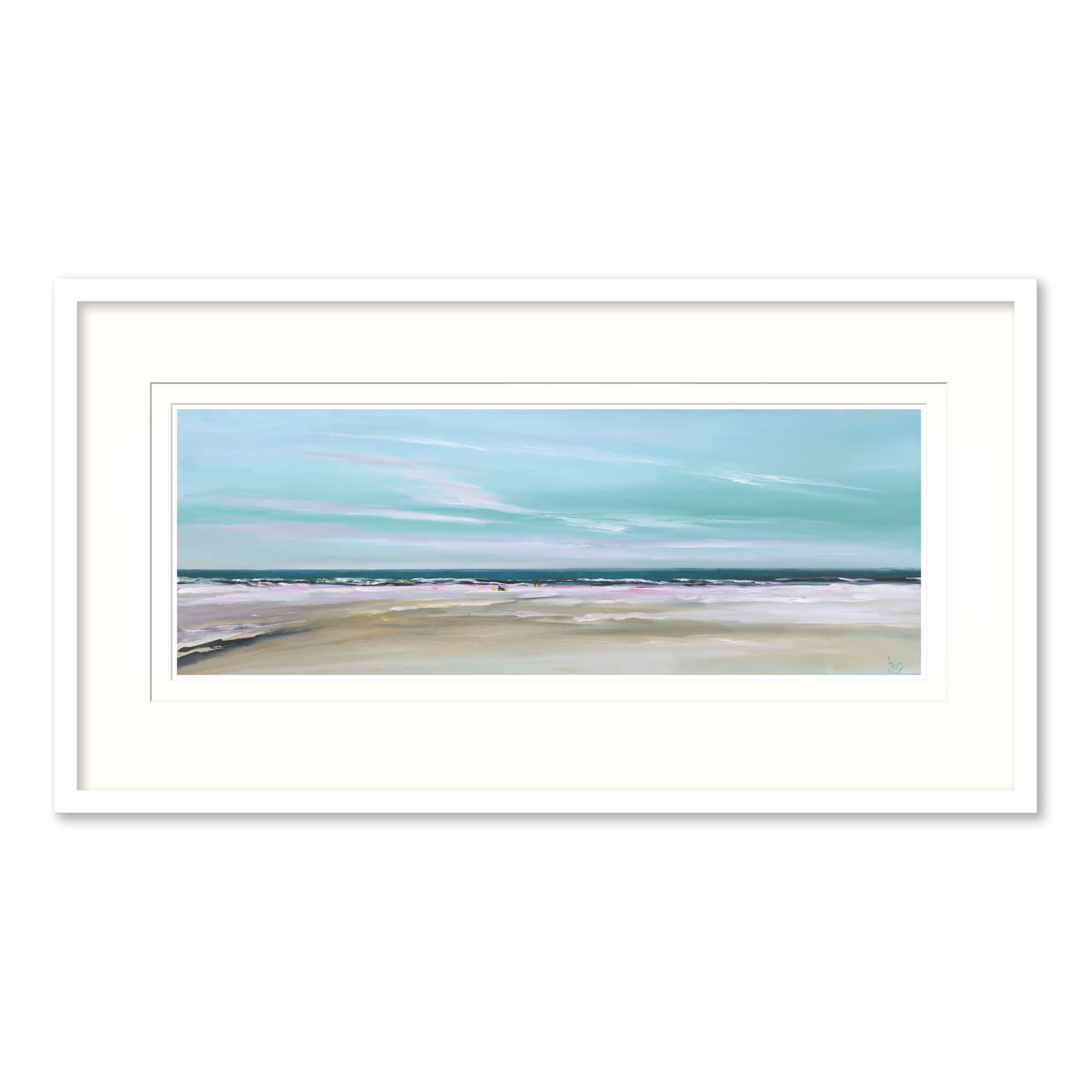 Summer Surf Framed Print