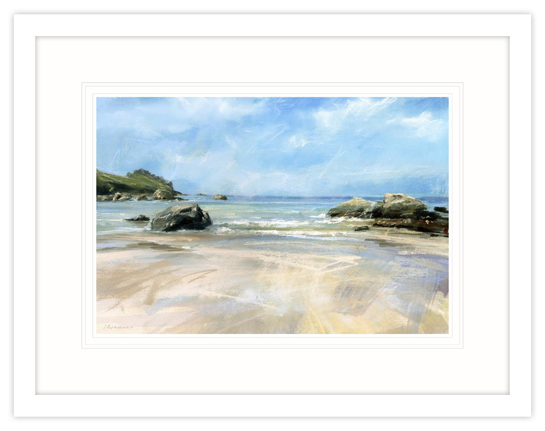 Treen Cove Nr Zennor Framed Print