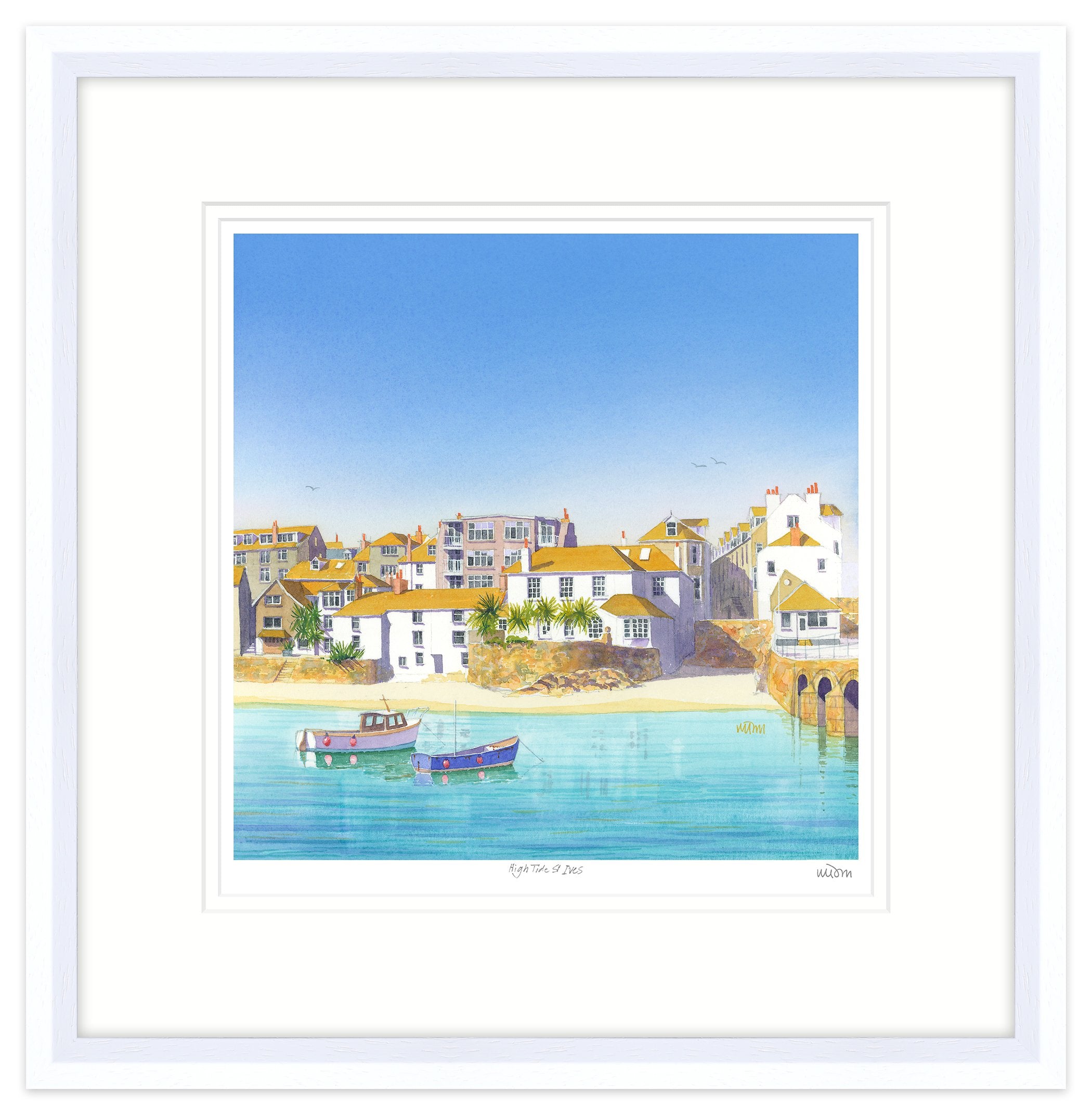 High Tide St Ives Framed Print