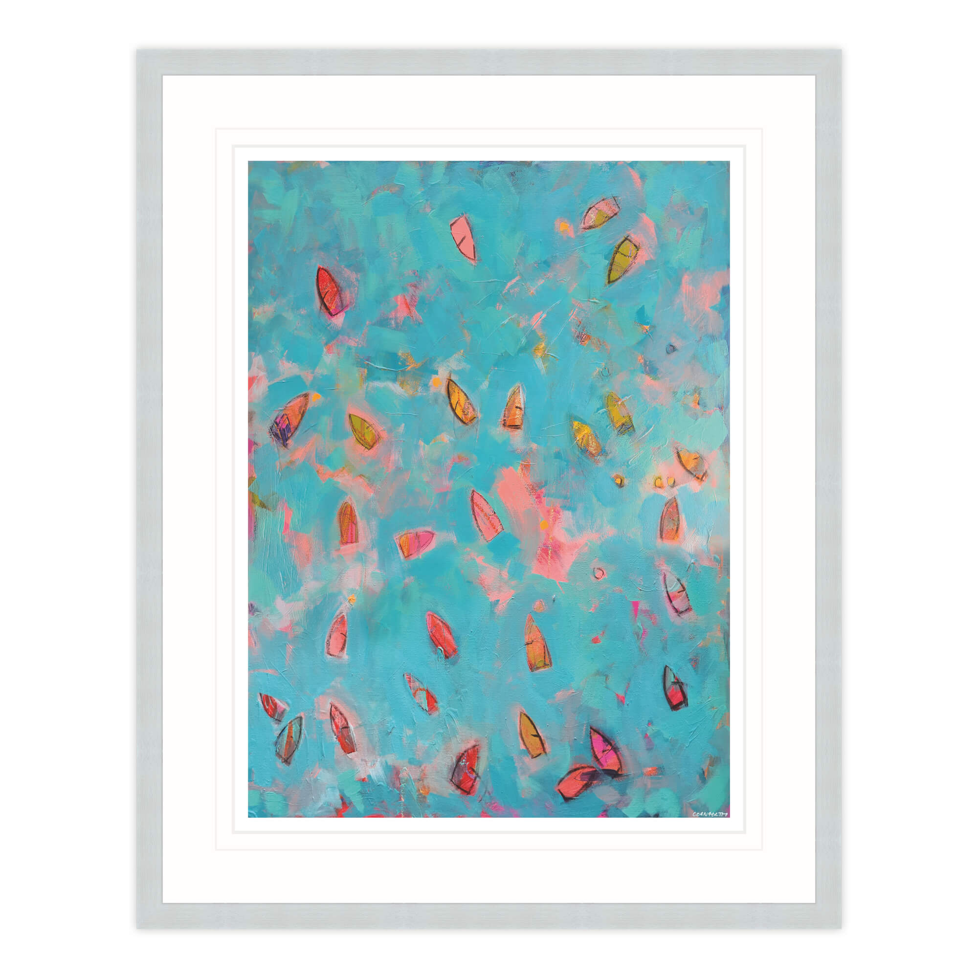 Phosphorescent Waters Framed Print