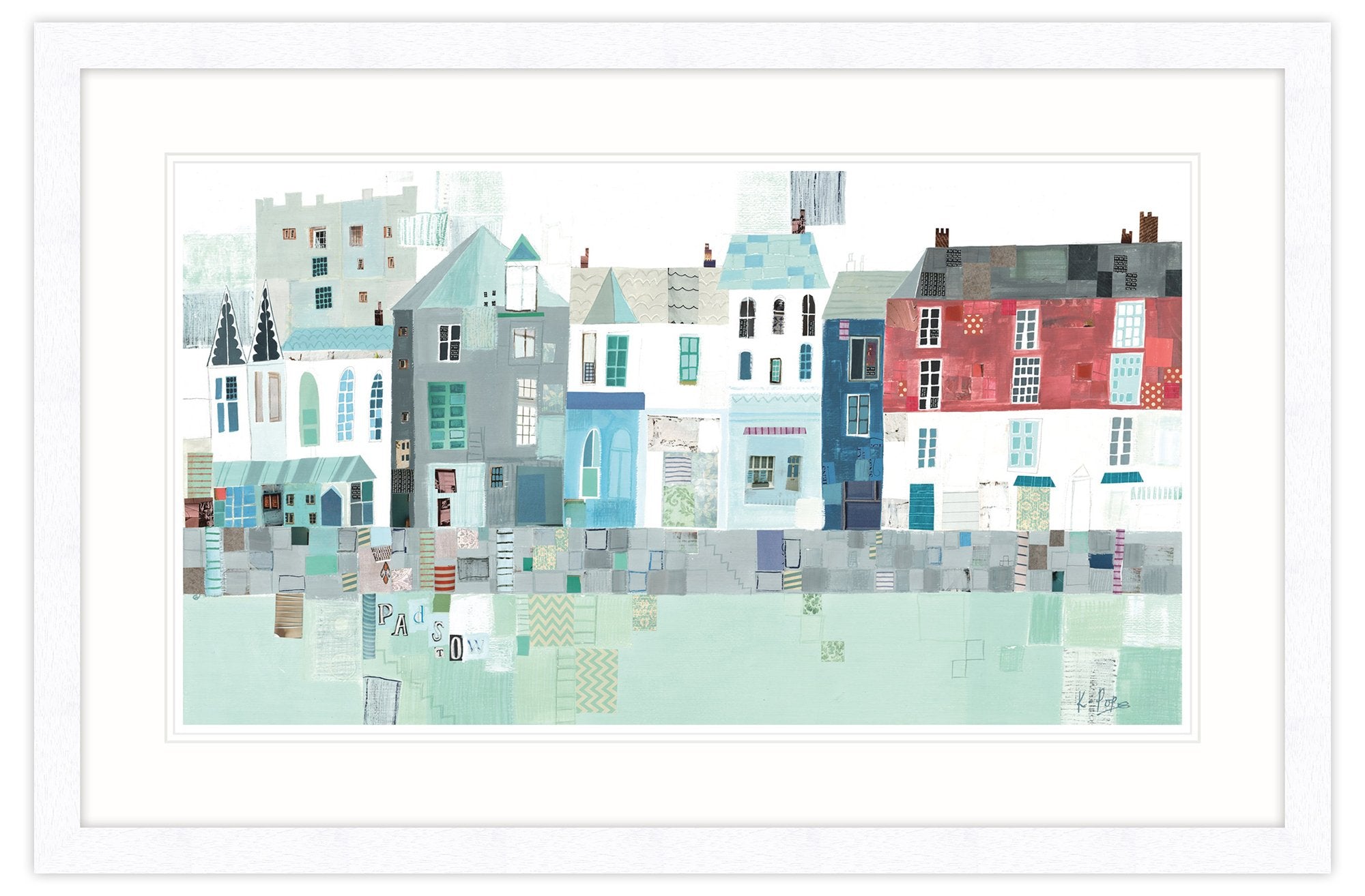 Padstow Harbour Front Framed Print