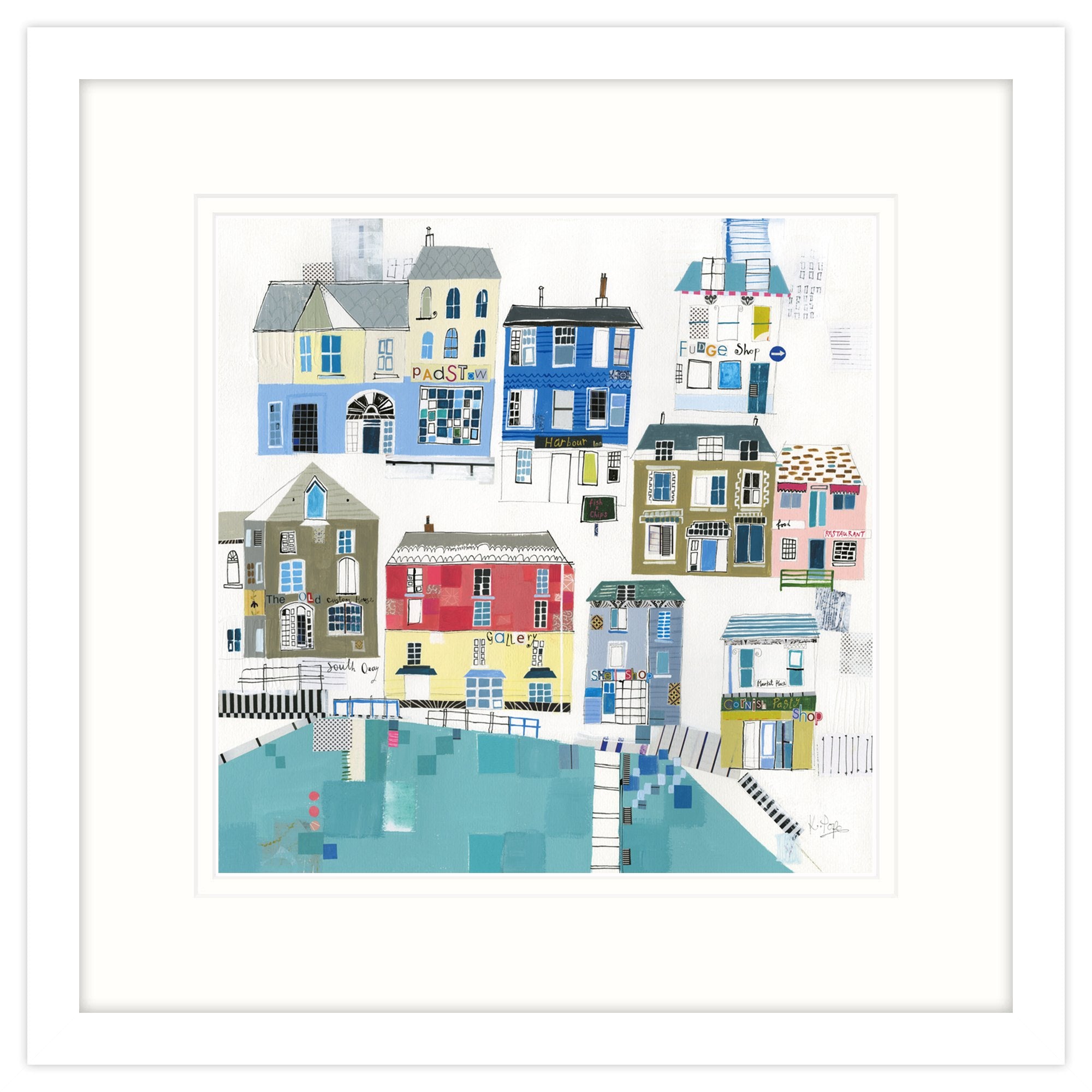 This Is Padstow Framed Print