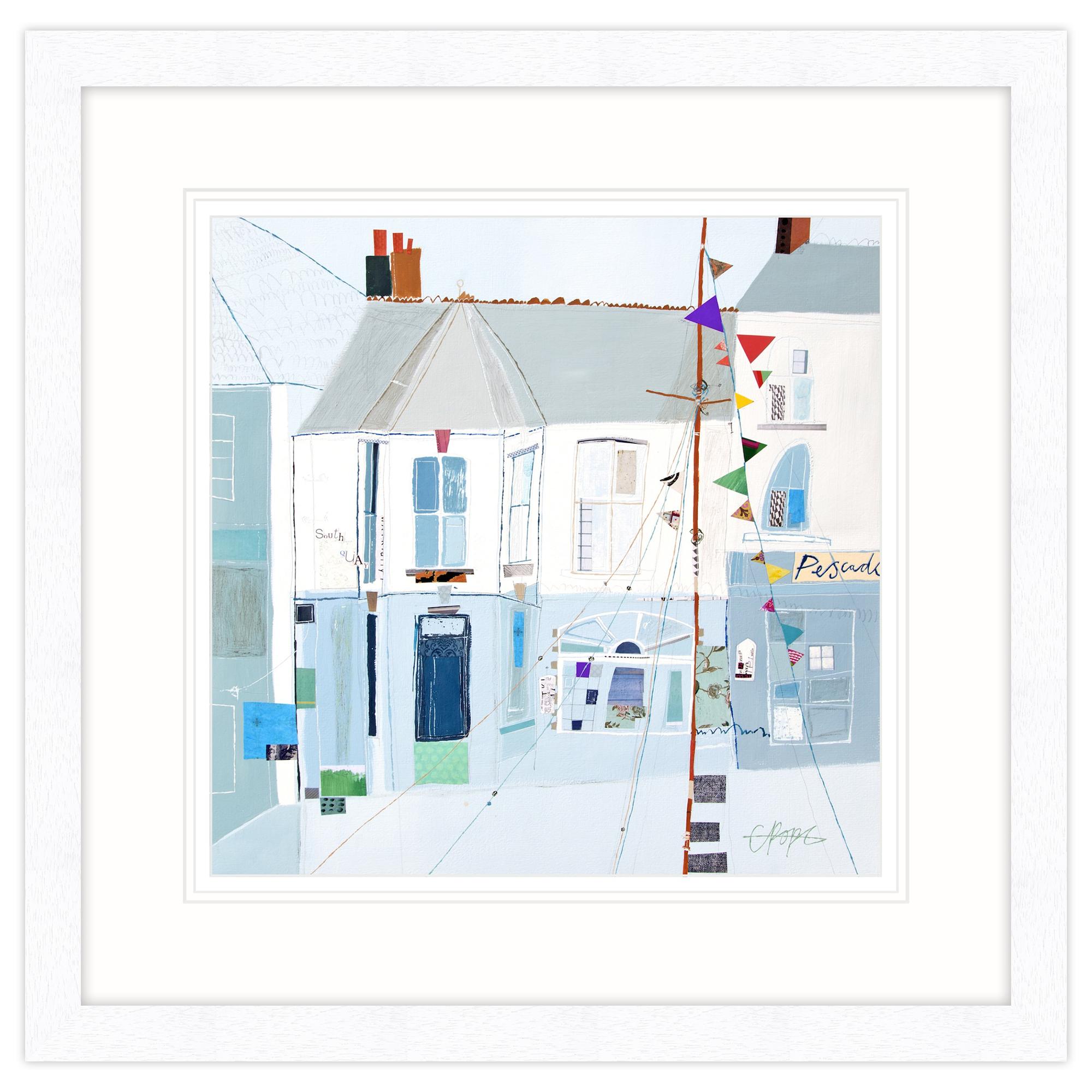 South Quay Padstow Framed Print