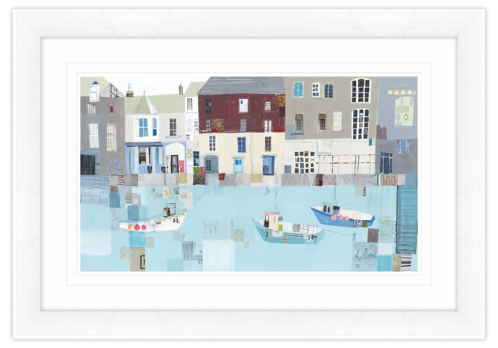 Charming Padstow Framed Print