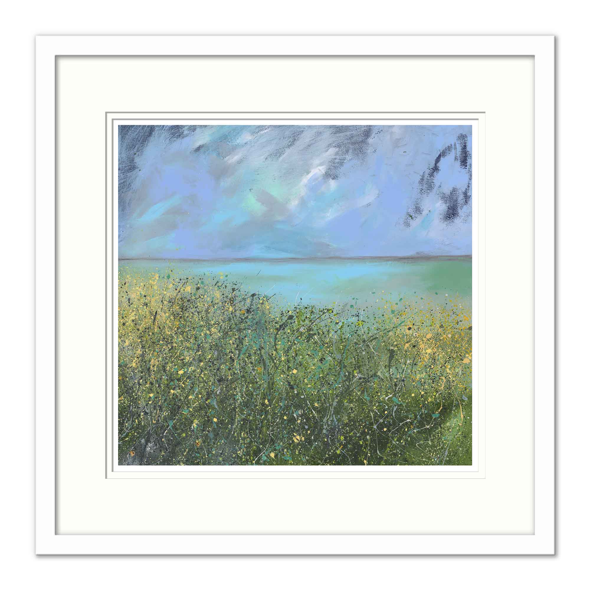 Aqua Waters Framed Print